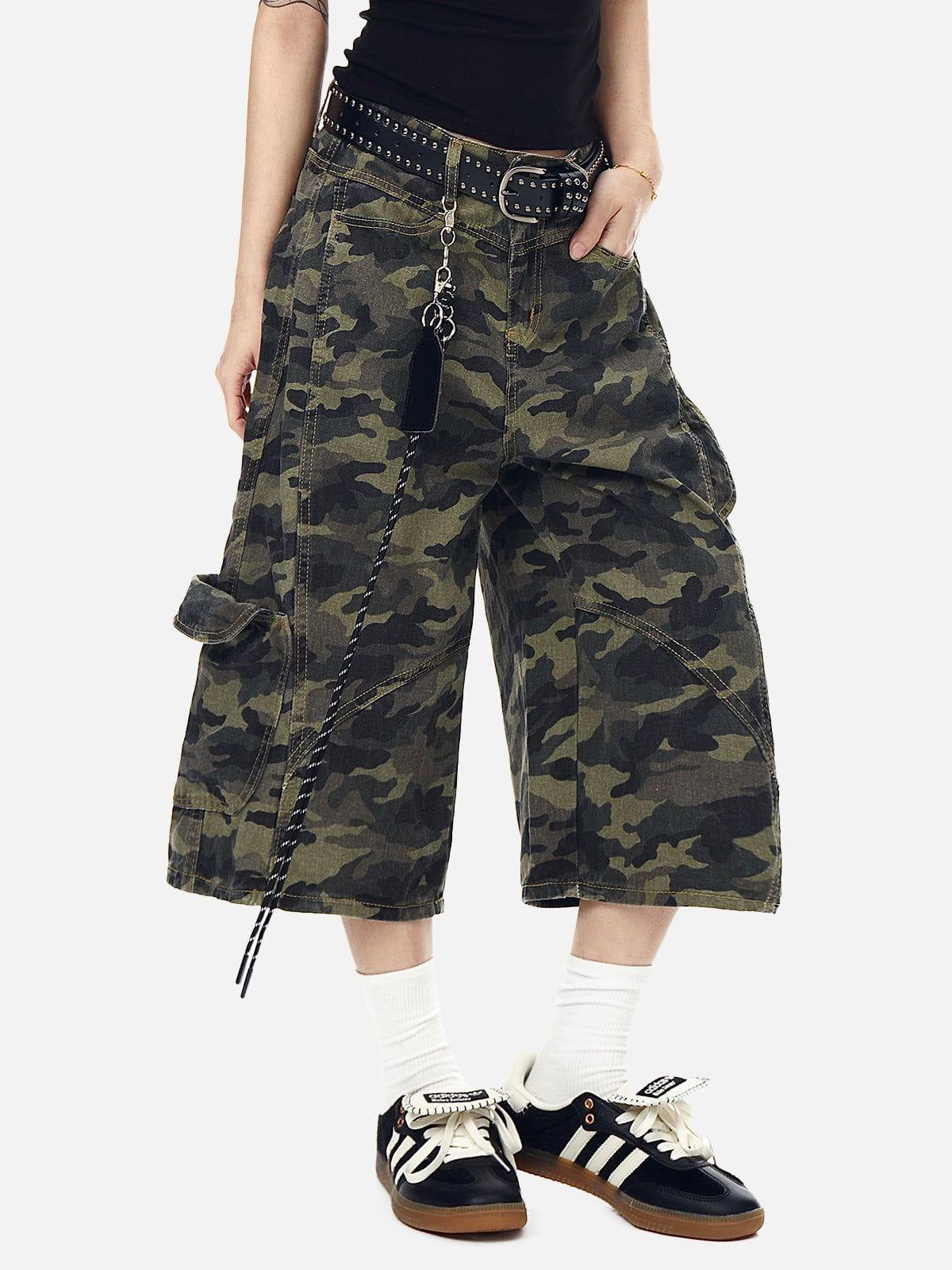Aelfric Eden Camouflage Longline Barrel Jorts Product Image