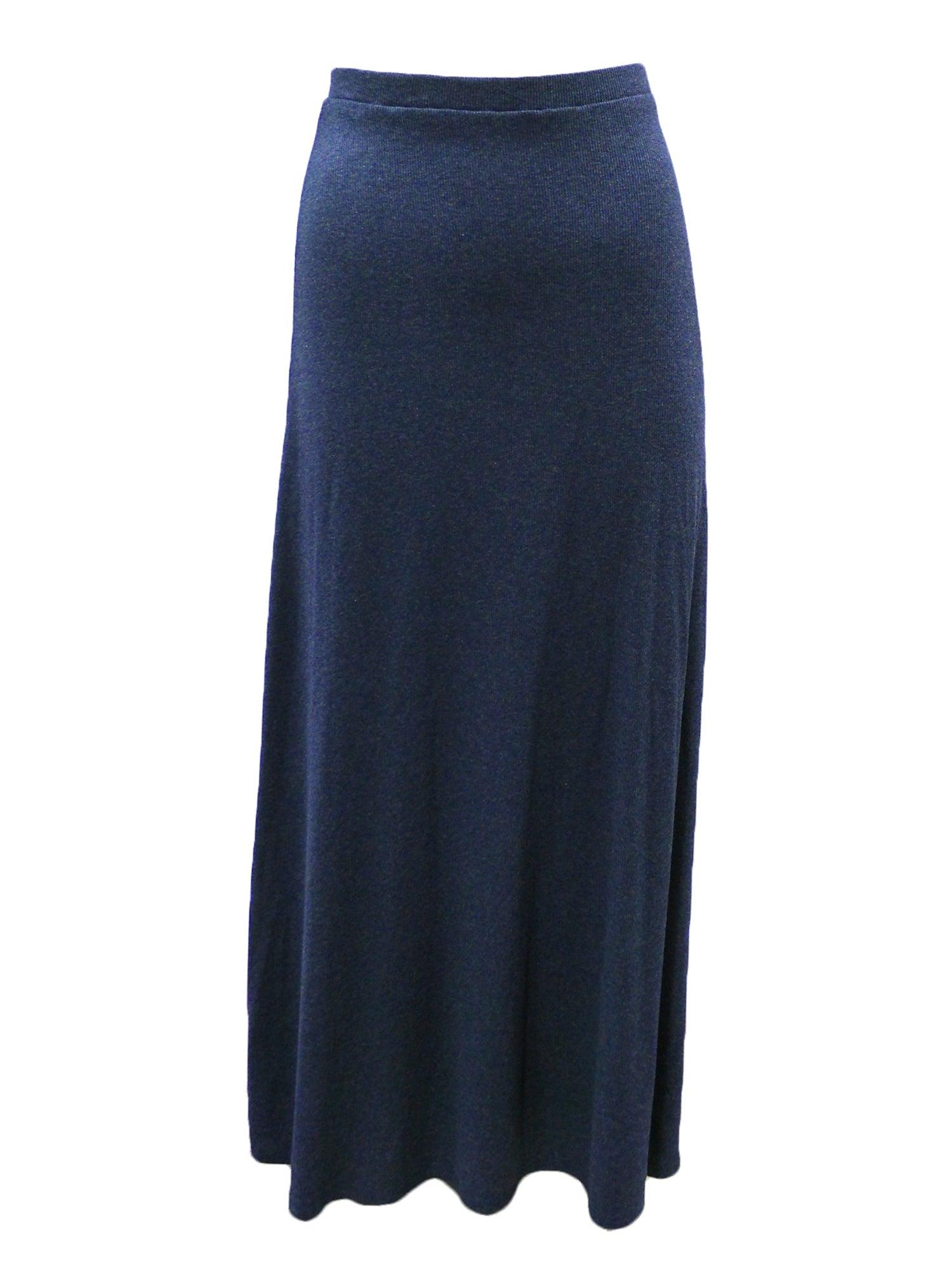 Third By Cee Ribbed Midi A-line Skirt Product Image