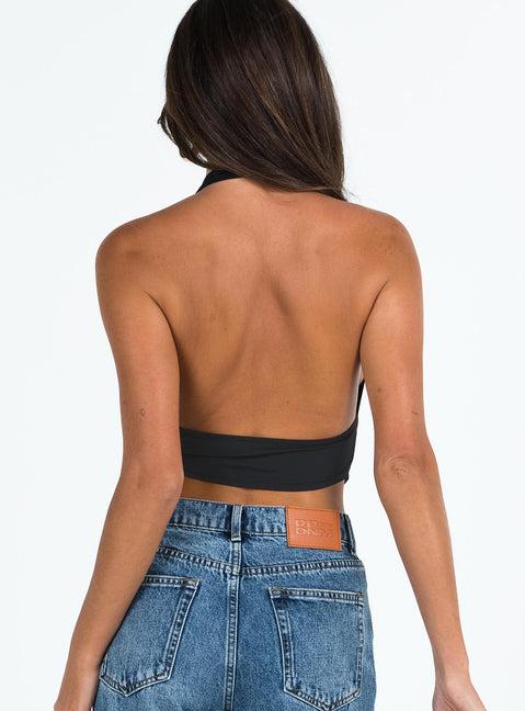 Karima Halter Top Black Product Image