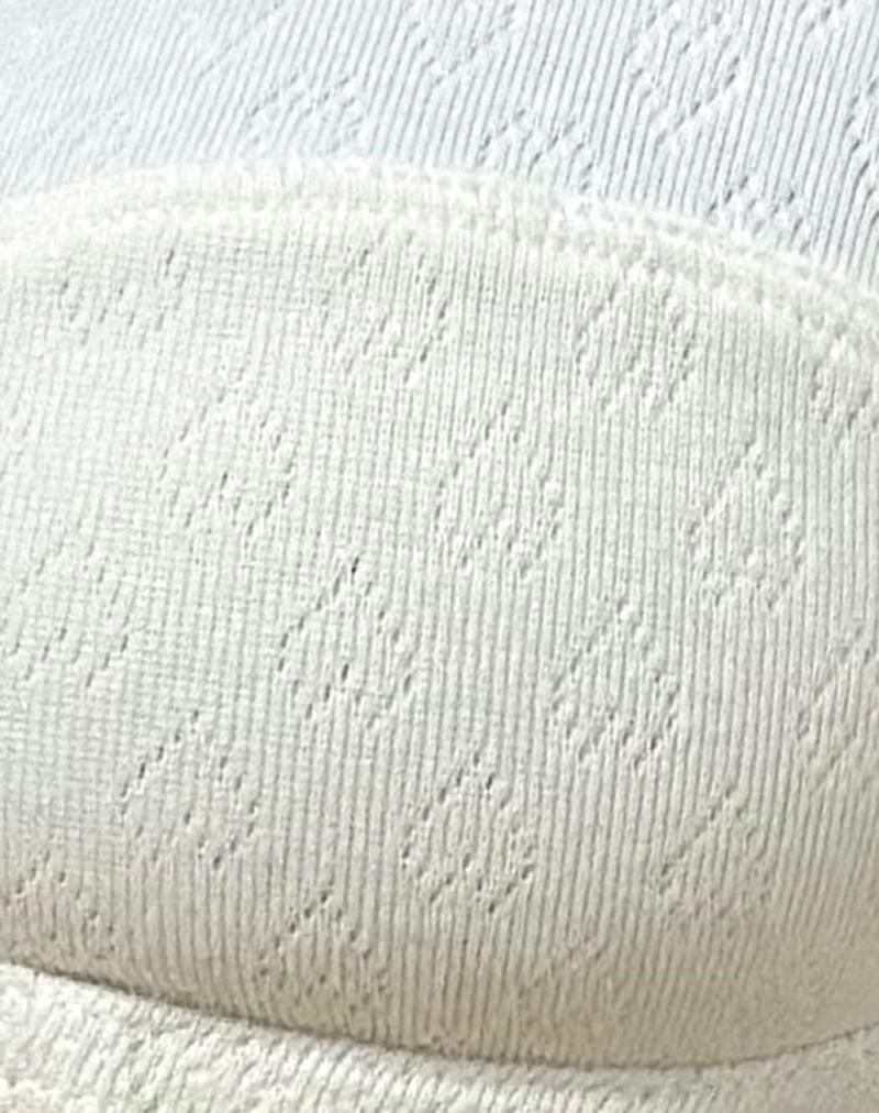 Halai Underwire Bra in Pointelle Ivory with Bow Female Product Image