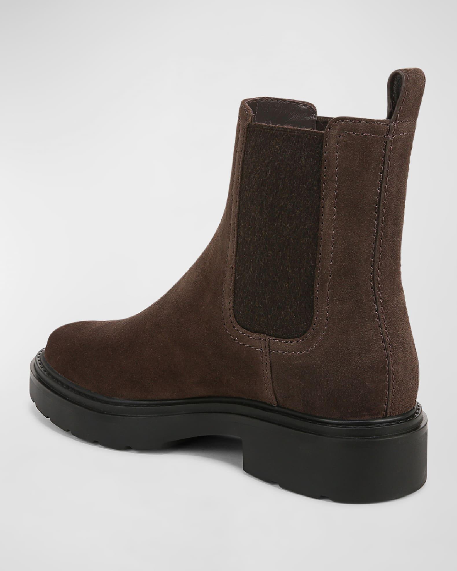 Suede Chelsea Ankle Booties Product Image