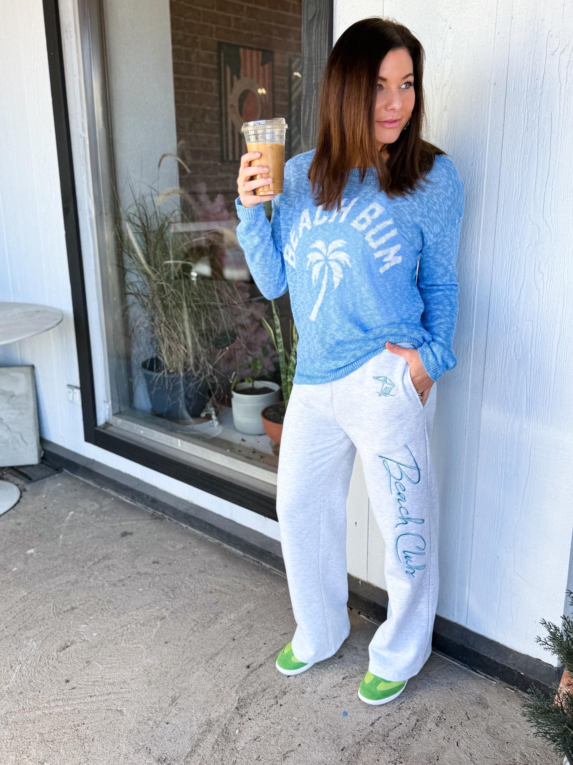 Beach Bum Slub Knit Sweater Product Image