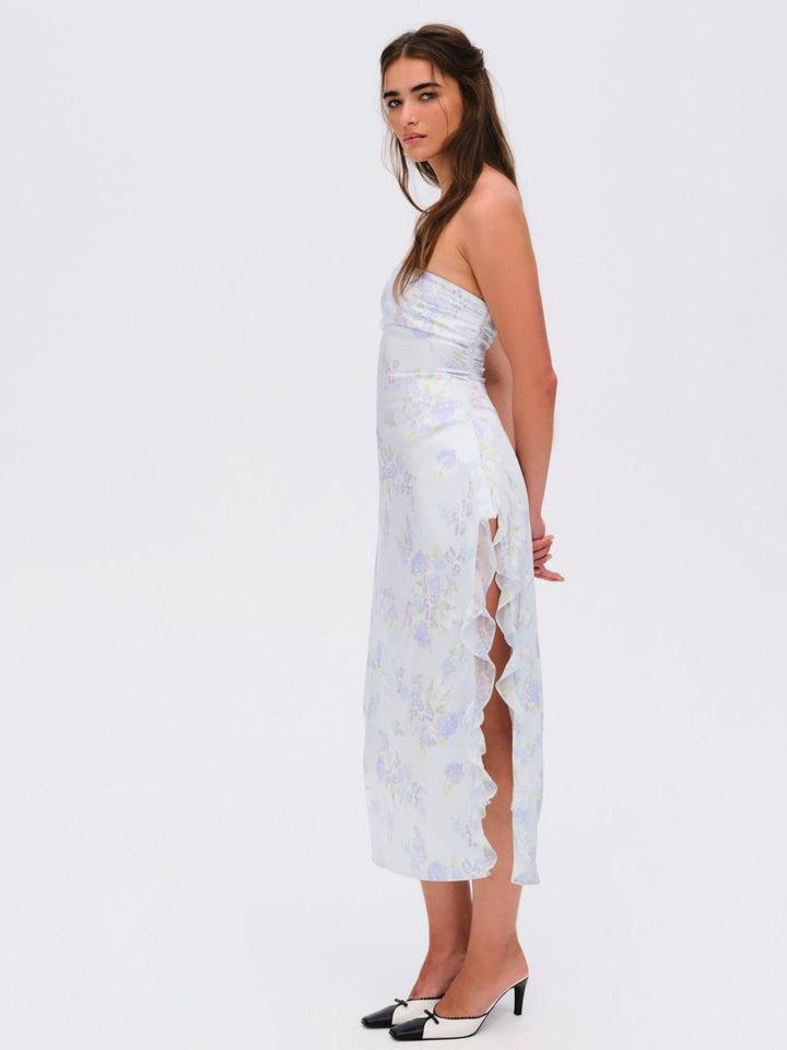 Marisa Midi Dress — Blue Product Image
