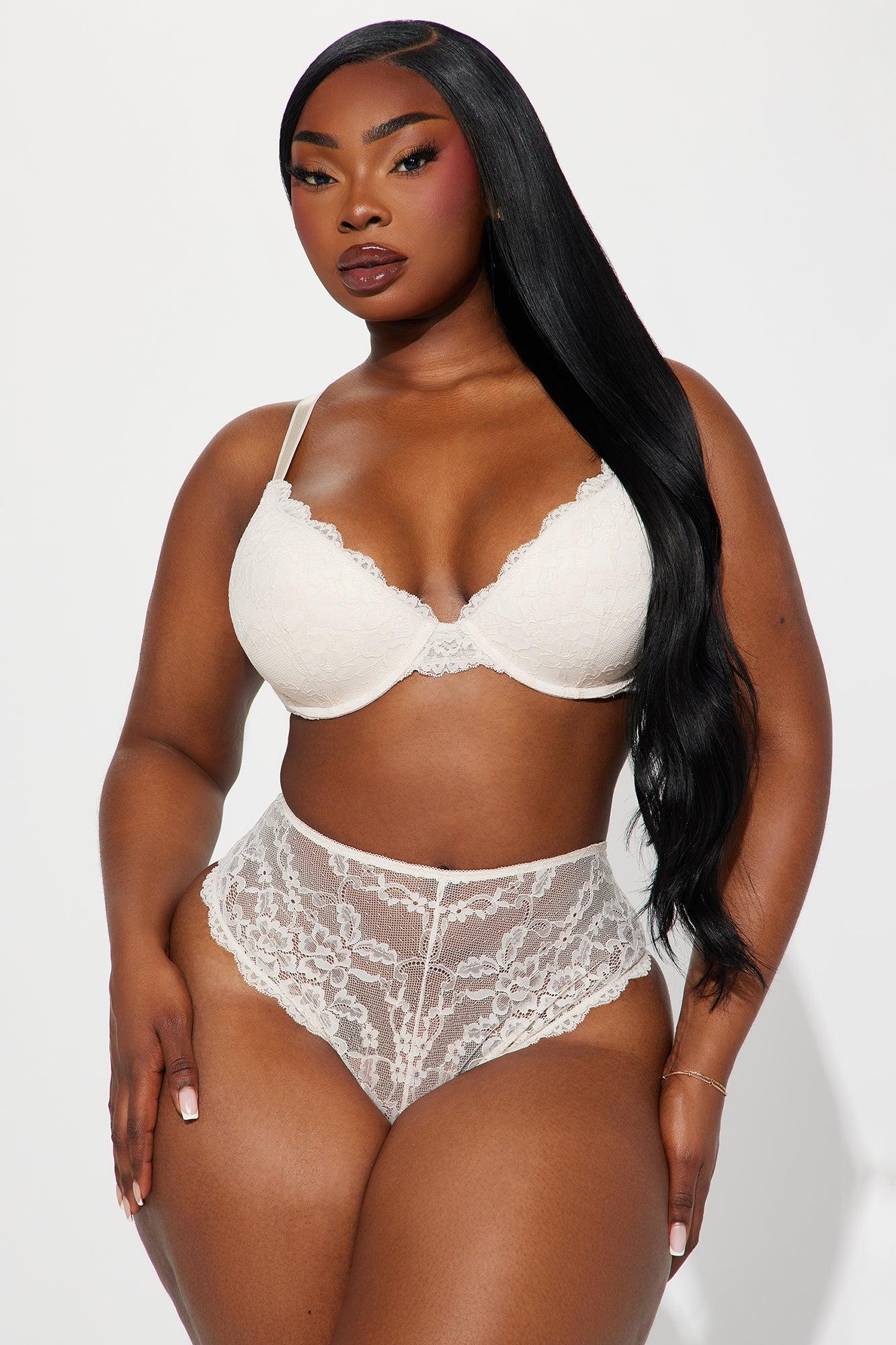 Nova Lace Cheeky Panty - Ivory Product Image
