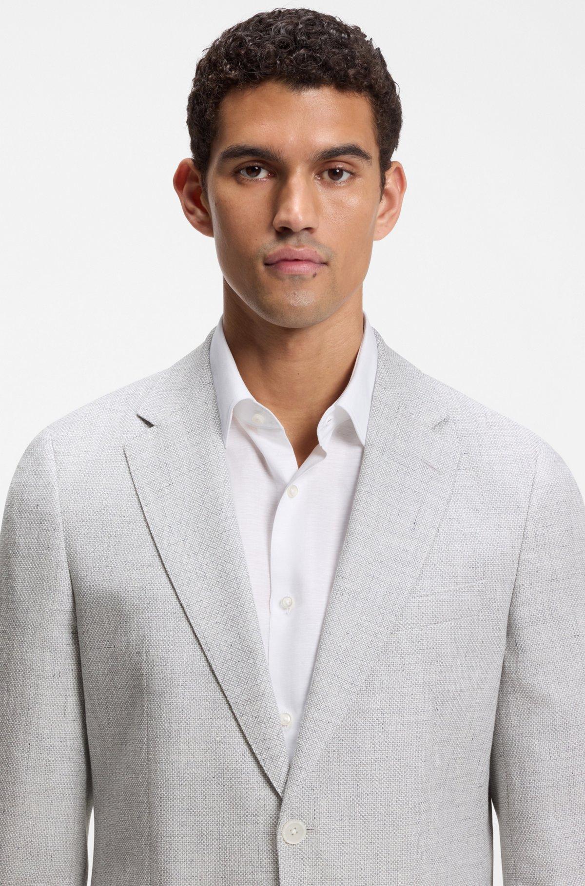 Slim-fit jacket with puppytooth pattern Product Image