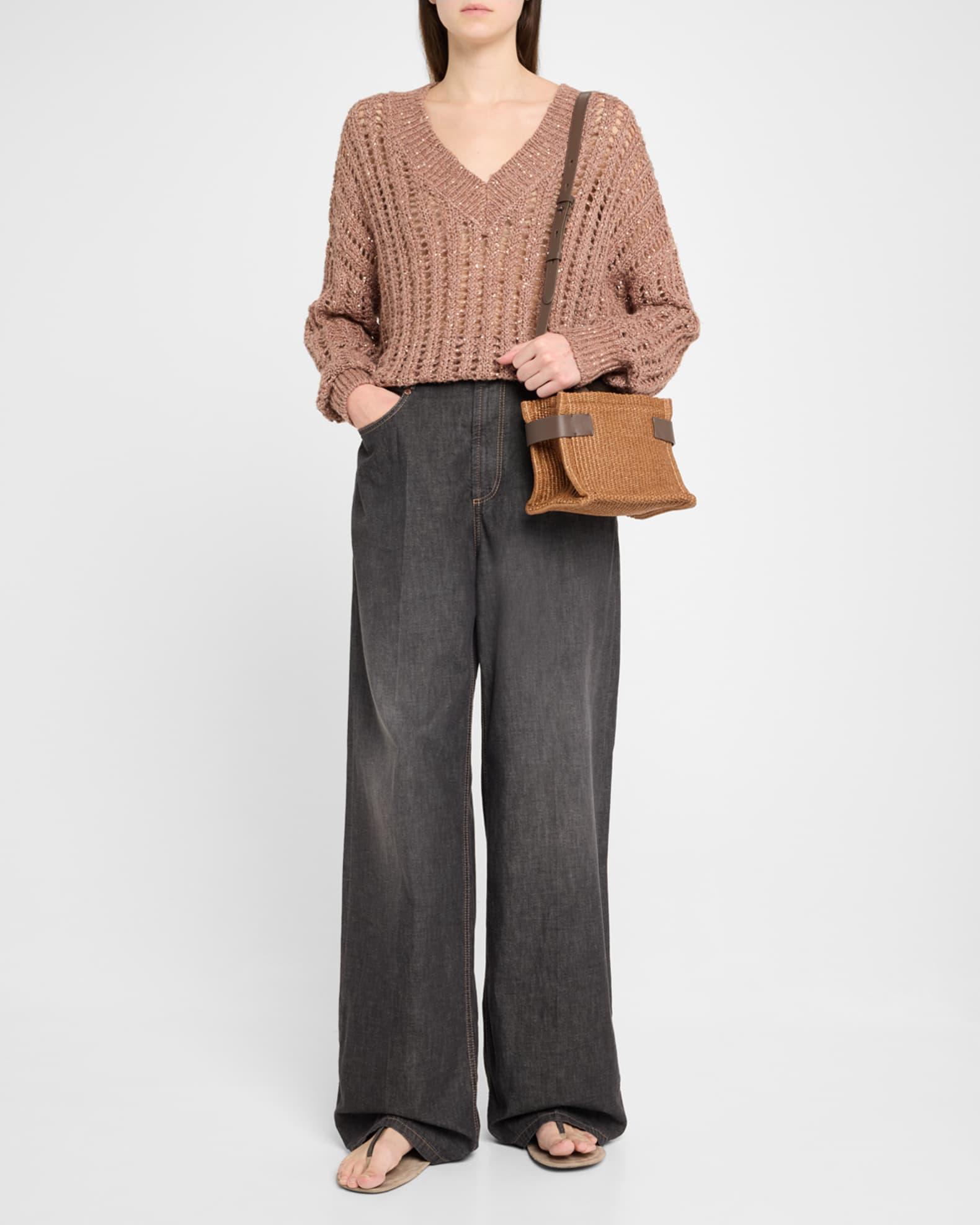 Essense Mini Raffia Tote Bag Product Image