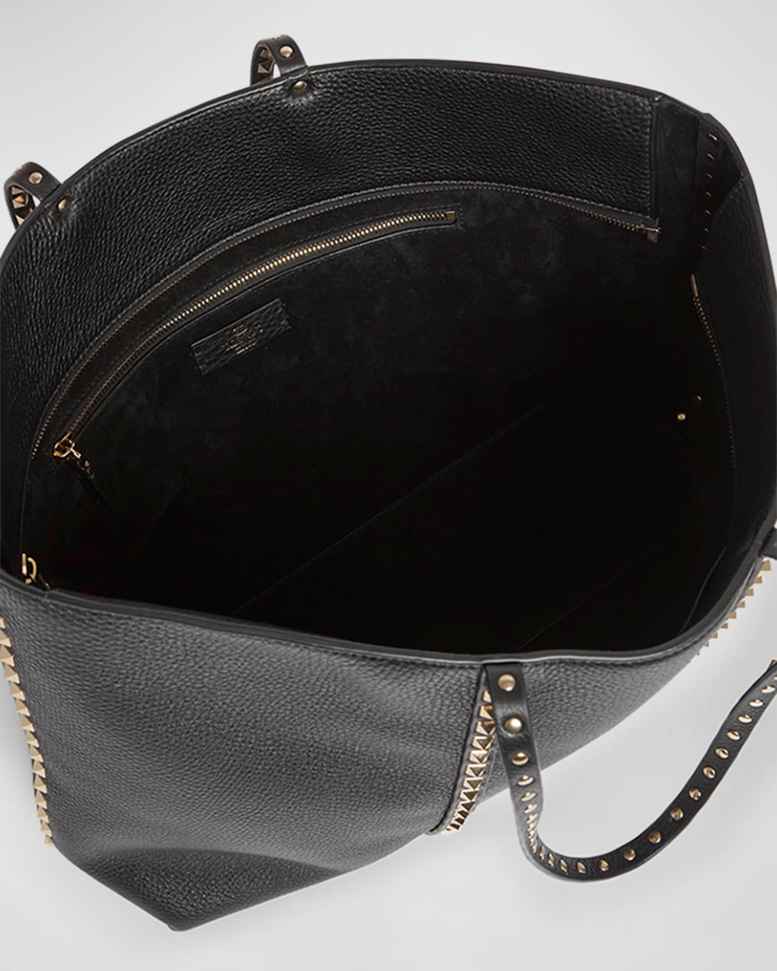 Rockstud Medium Leather Tote Bag Product Image