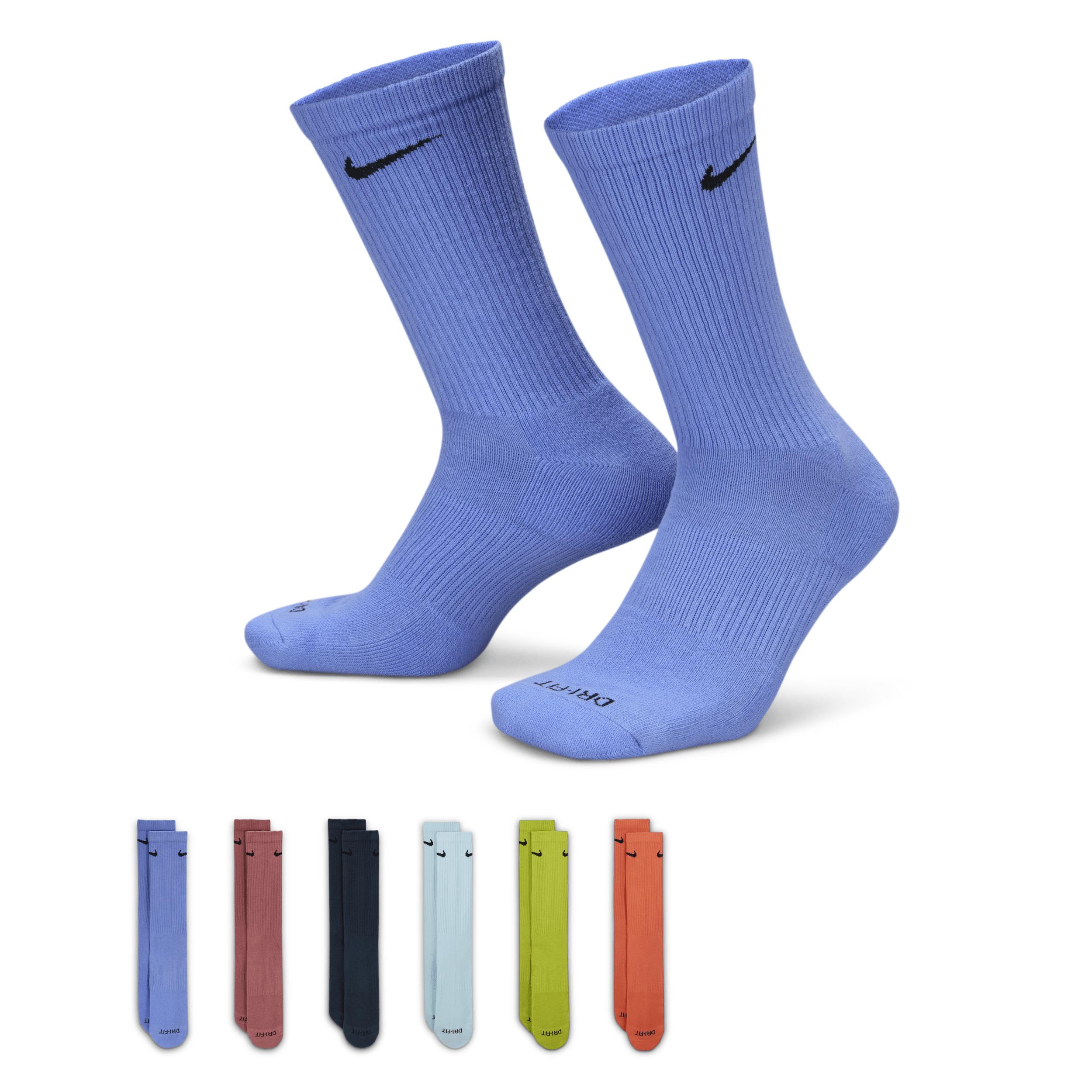 Nike Men's Everyday Plus Cushioned Training Crew Socks (6 Pairs) Product Image