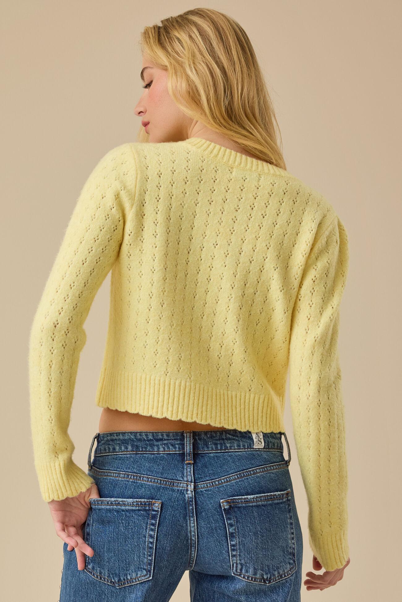 Olivia Pointelle Cardigan Product Image