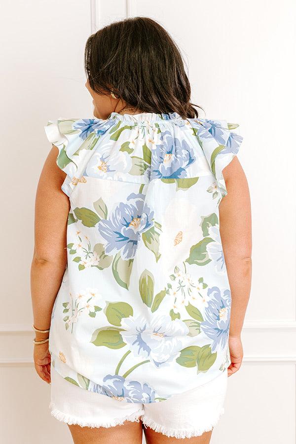 Peony Daydream Floral Top Curves Product Image