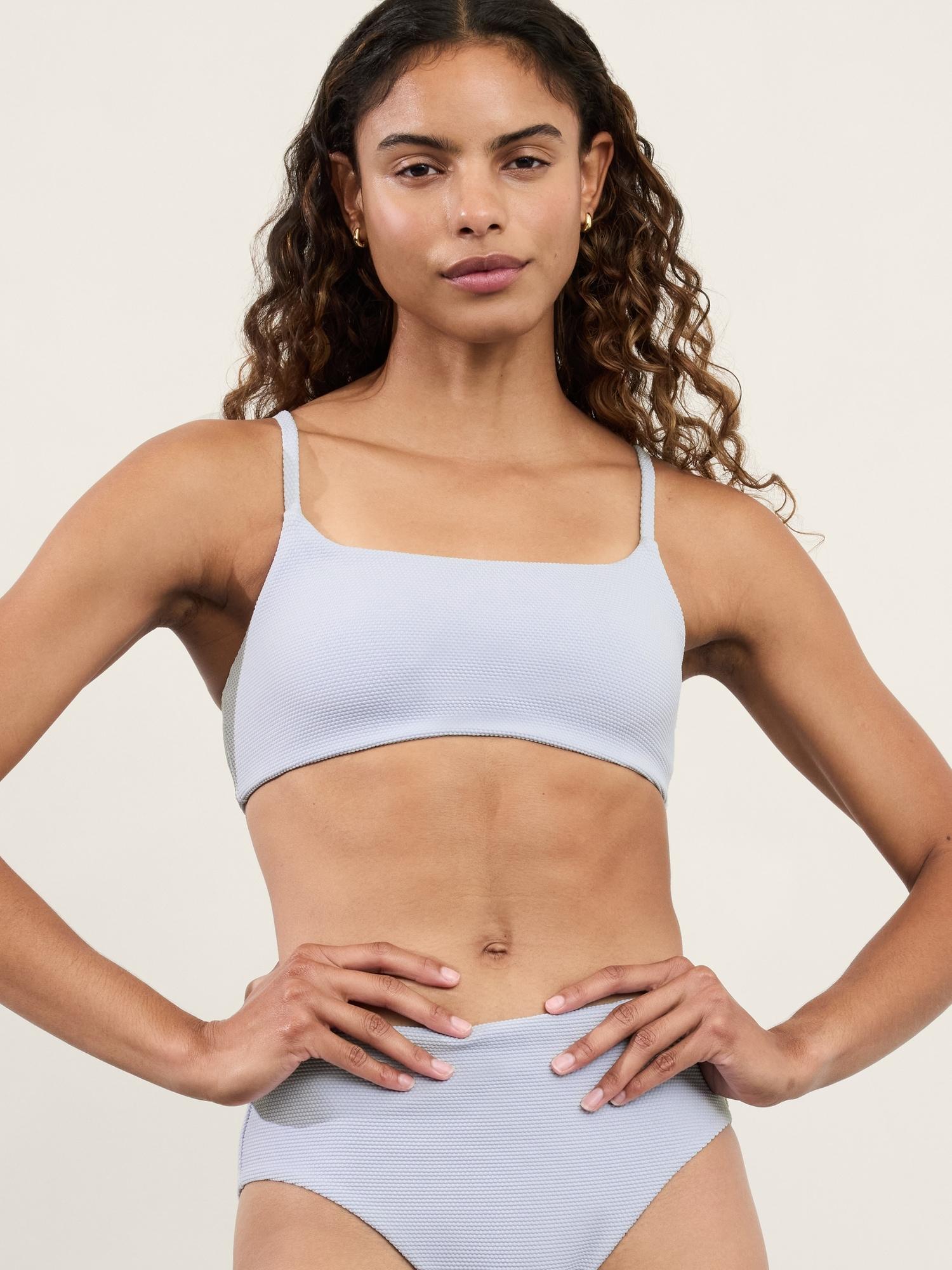 Scoop Pique Bikini Top A-C Product Image