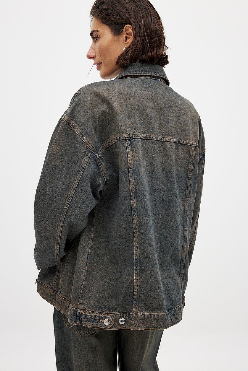 Oversized Classic Denim Jacket Product Image