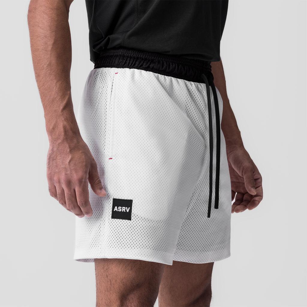 0795. SilverPlus™ Mesh Reversible Short - Black/White Male Product Image