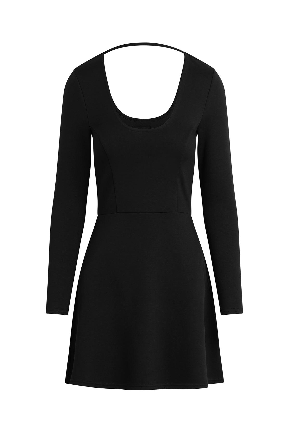 Long Sleeve Skater Dress Female Product Image