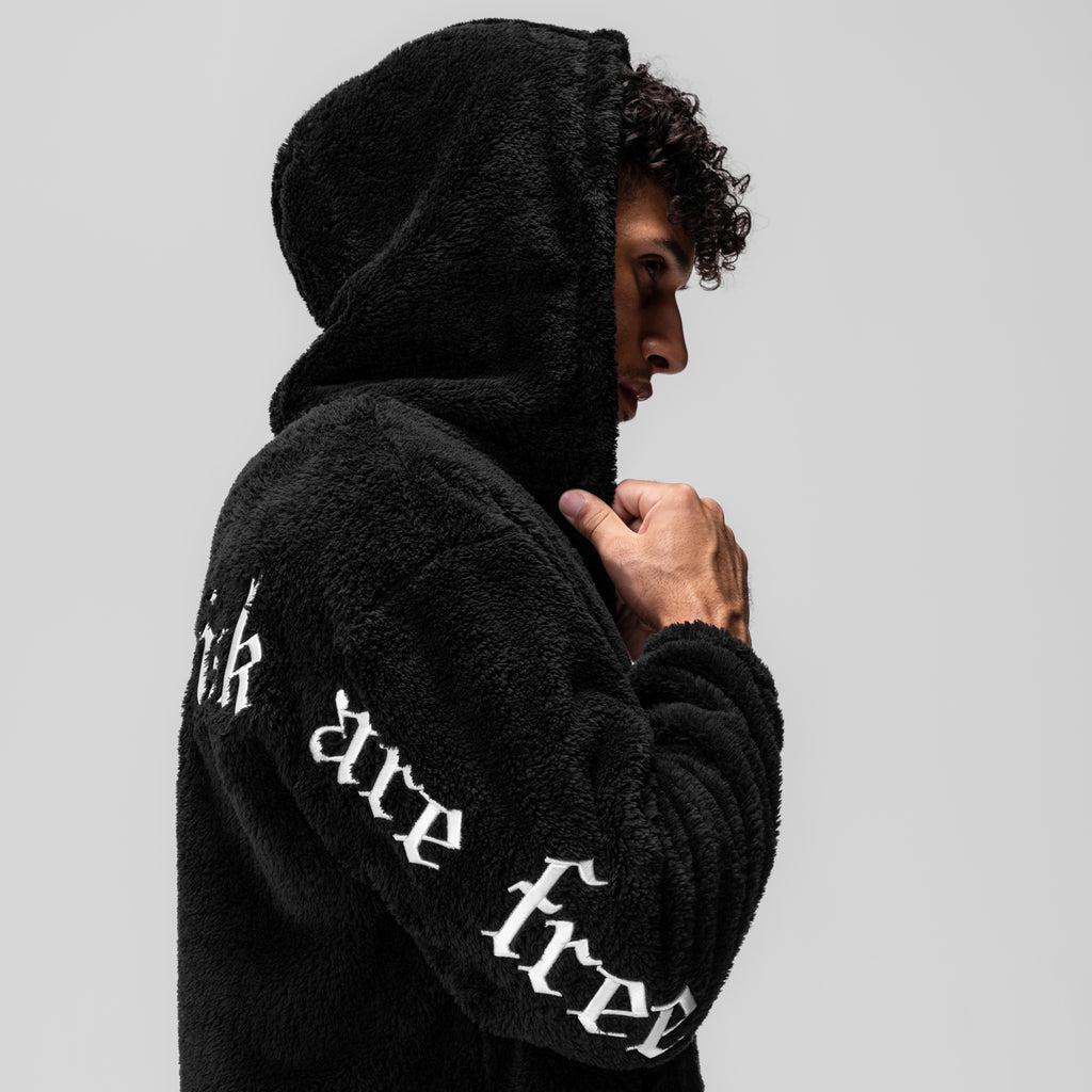 0553. Sherpa Recovery Hoodie - Navy/White Product Image