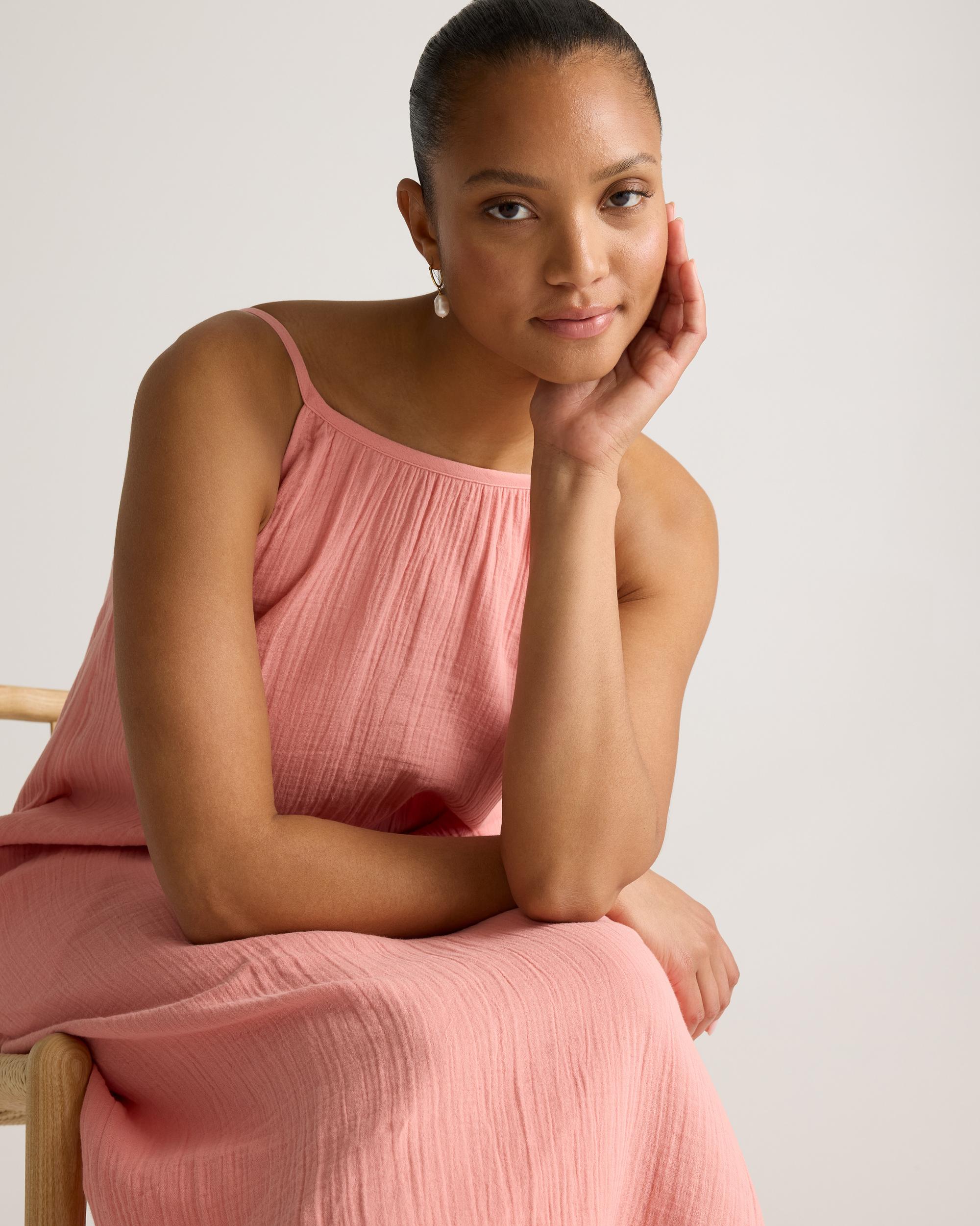 Quince | Women's Gauze Sleeveless Maxi Dress Organic Cotton Product Image