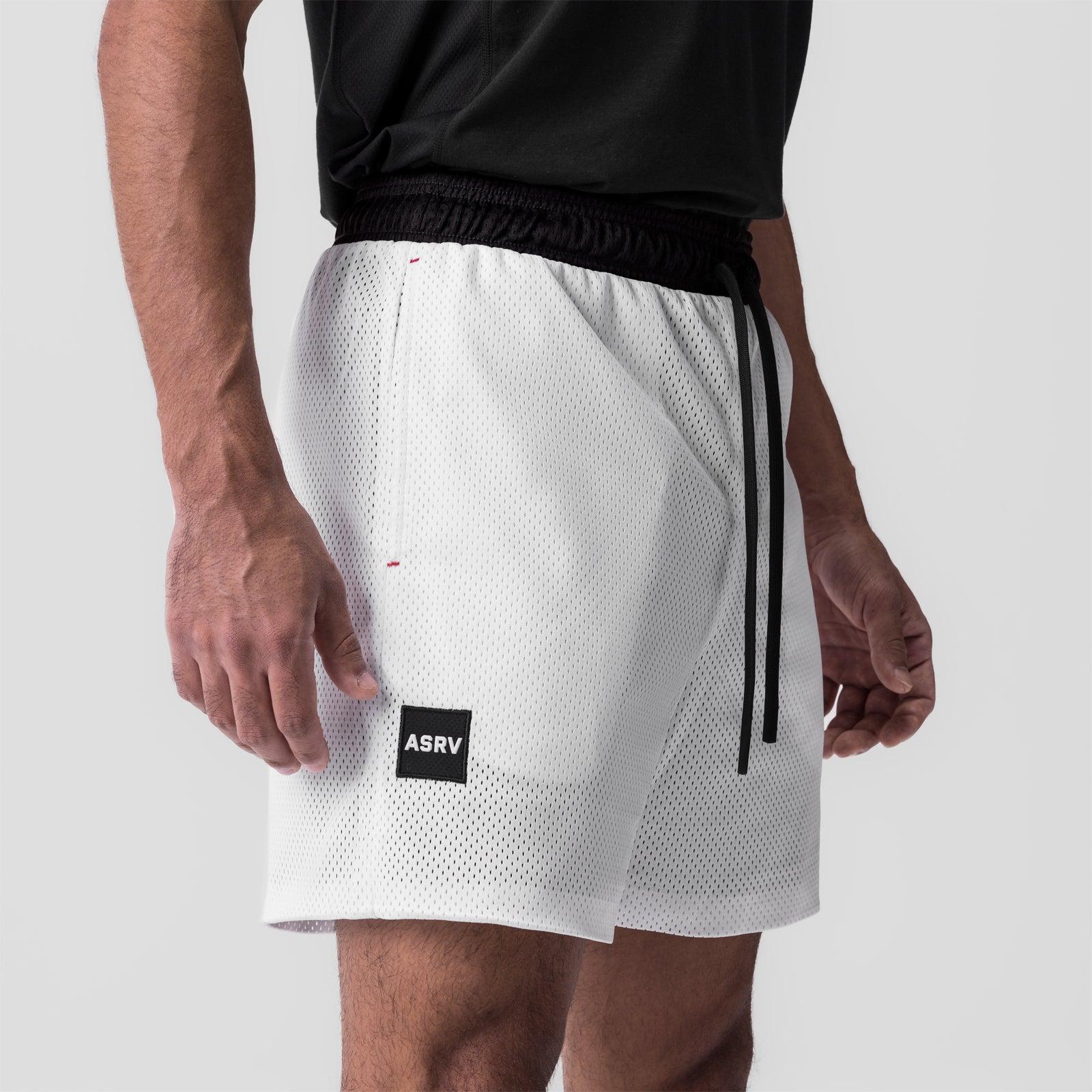 0795. SilverPlus™ Mesh Reversible Short - Black/White Male Product Image
