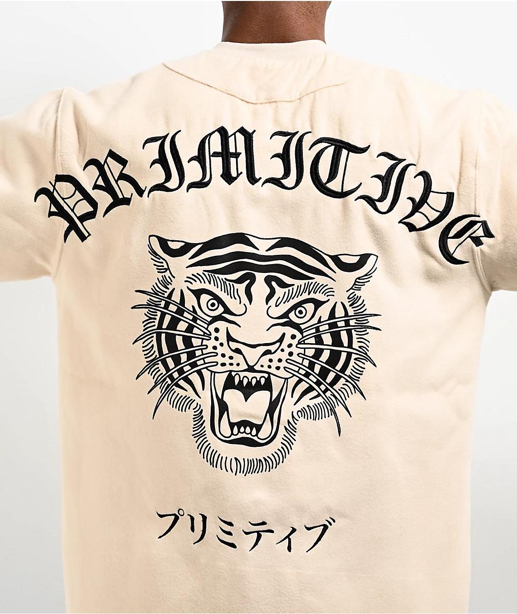 Primitive Hiro Cream Baseball Jersey Product Image