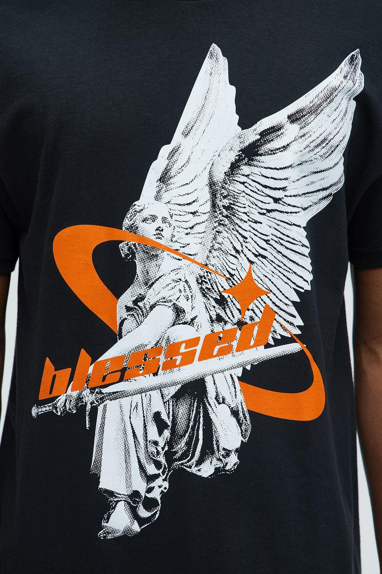 Blessed Era Short Sleeve Tee - Black Male Product Image
