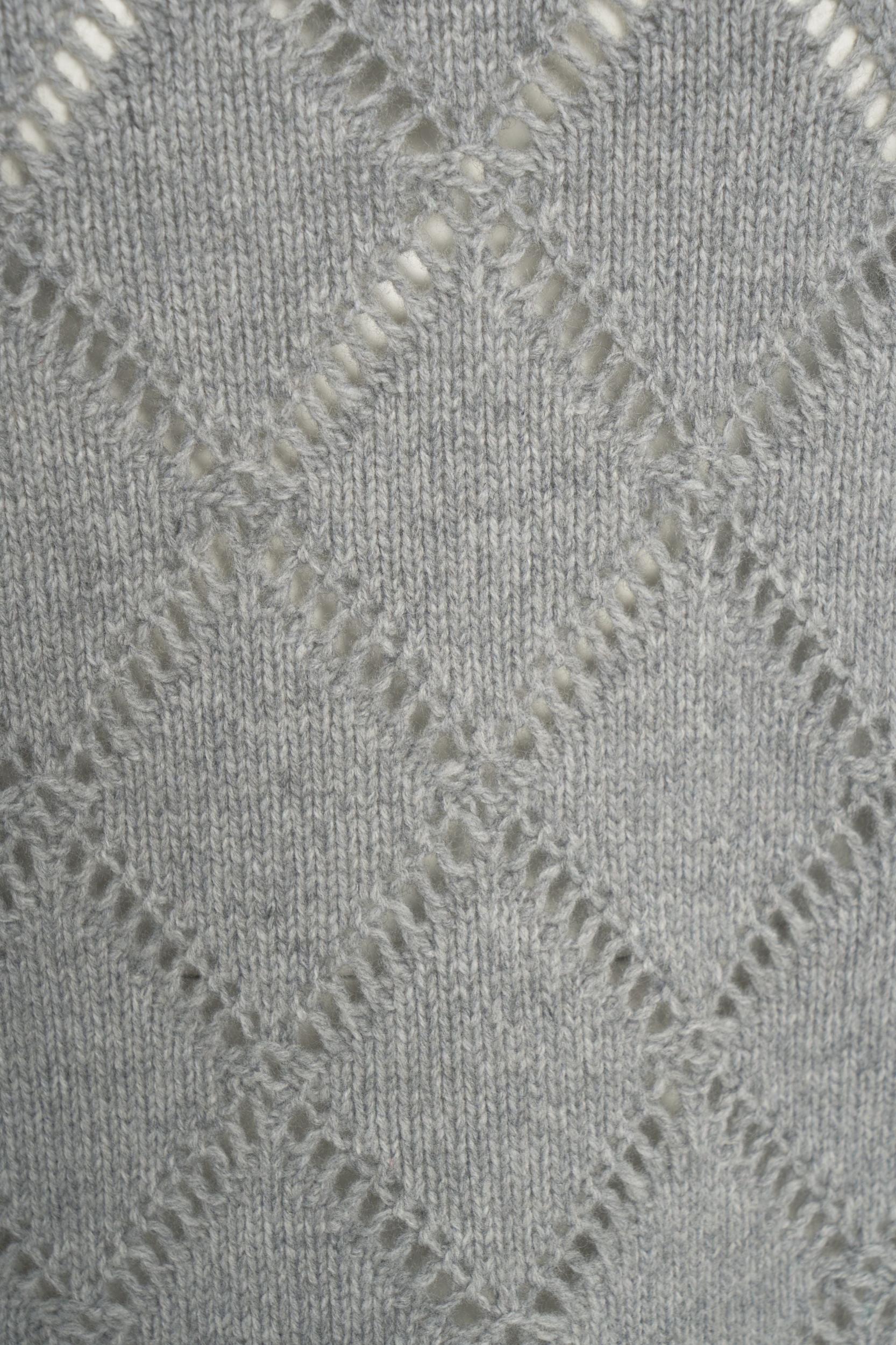Turtleneck sweater with openwork details Product Image