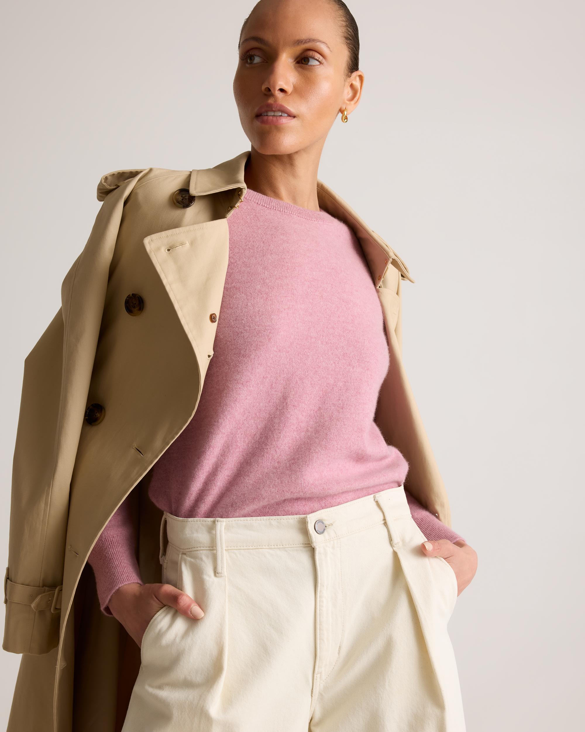 Quince | Women's Mongolian Cashmere Crewneck Sweater Product Image