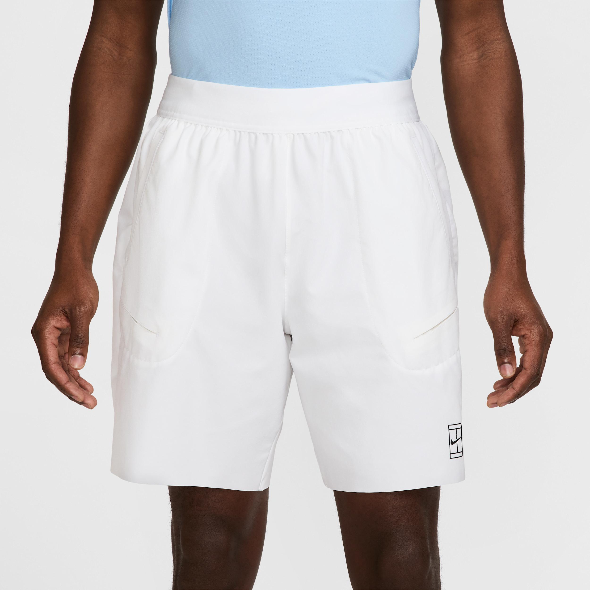 Nike Mens Court Advantage Dri-FIT 8 Tennis Shorts | FZ9322-100 Product Image
