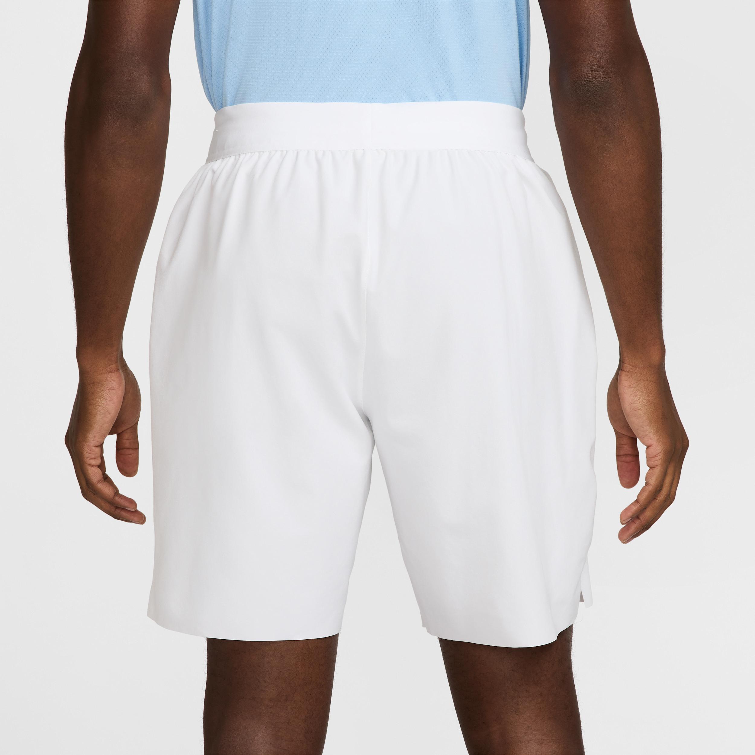 Nike Mens Court Advantage Dri-FIT 8 Tennis Shorts | FZ9322-100 Product Image