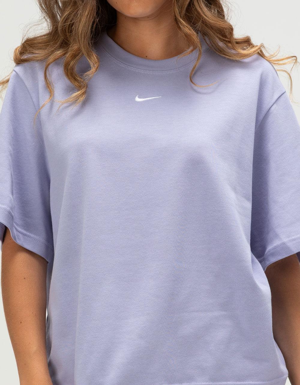 NIKE Sportswear Essentials Womens Boxy Tee - LT PURPLE Product Image