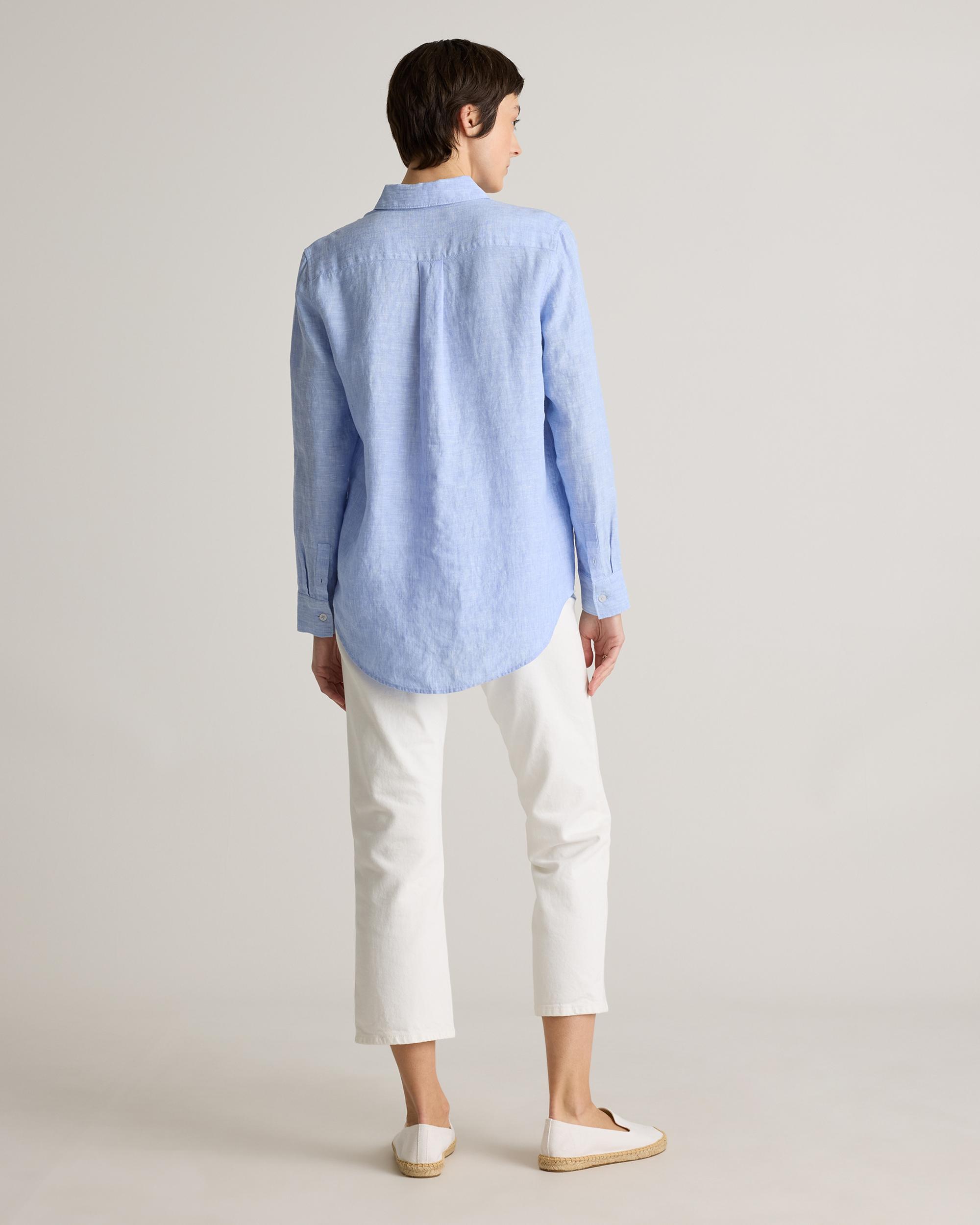 Quince | Women's 100% European Linen Long Sleeve Shirt Product Image