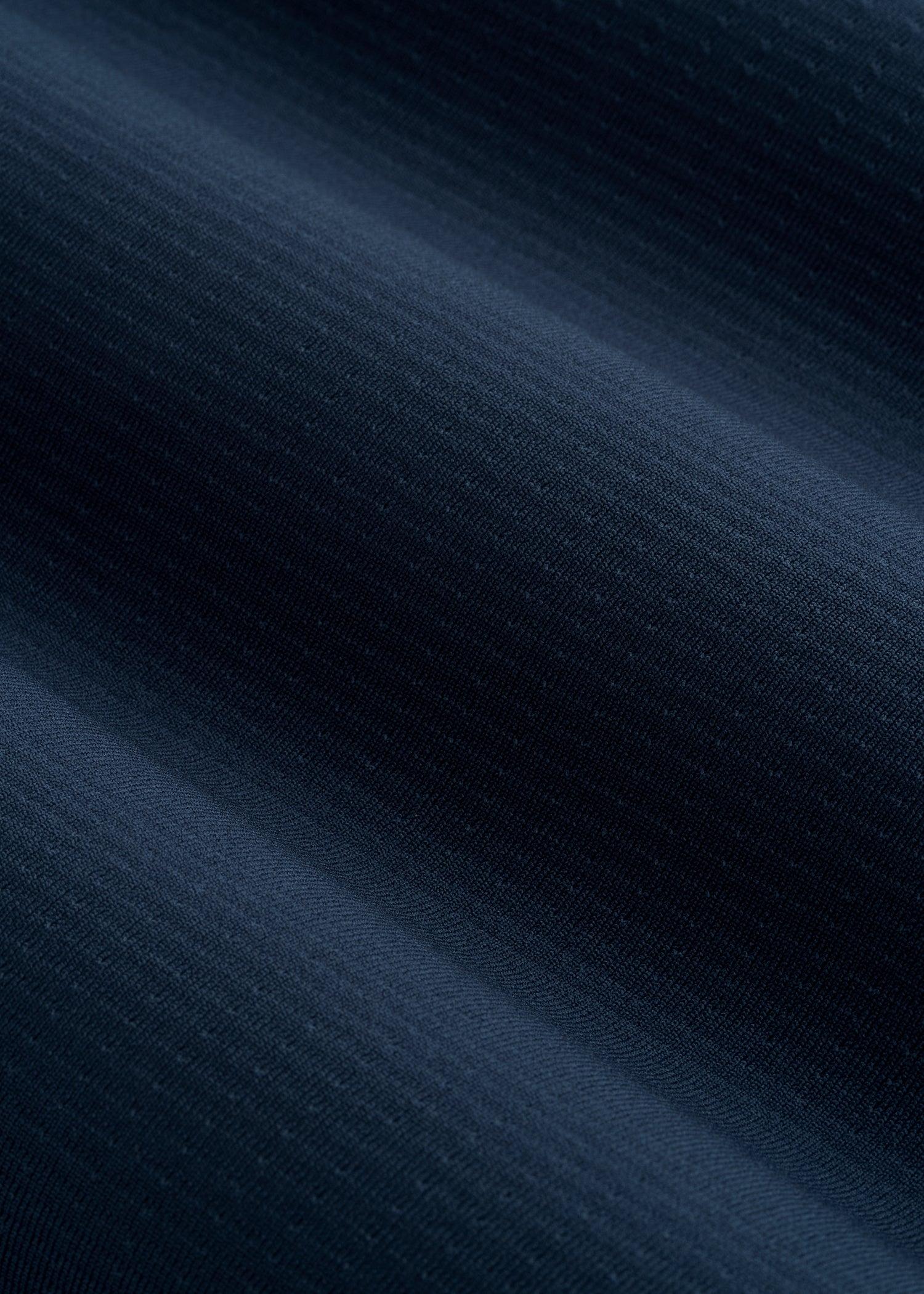 Long Sleeve Vented Performance Top for Tall Men in Navy Blue Male Product Image