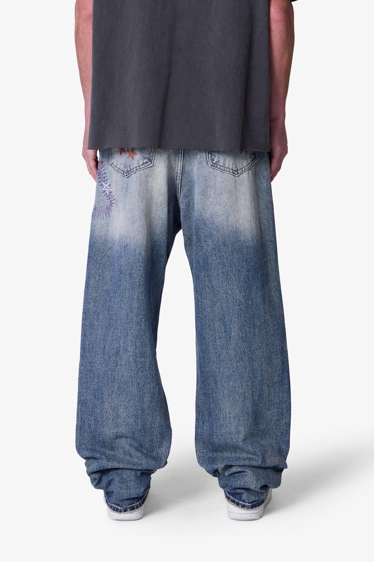 Ultra Baggy Star Denim - Vintage Blue Product Image