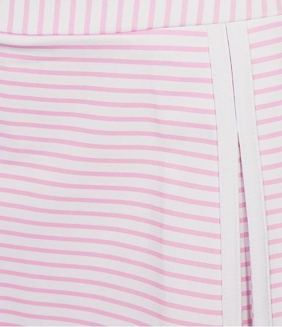 Addison Bay Bainbridge Stripe Print Quarter-Zip Mock Neck Long Sleeve Sweatshirt Product Image