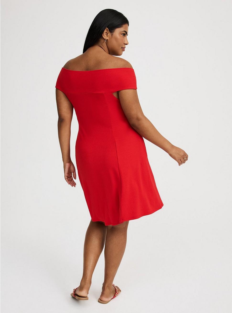 Off-Shoulder Mini Dress Product Image