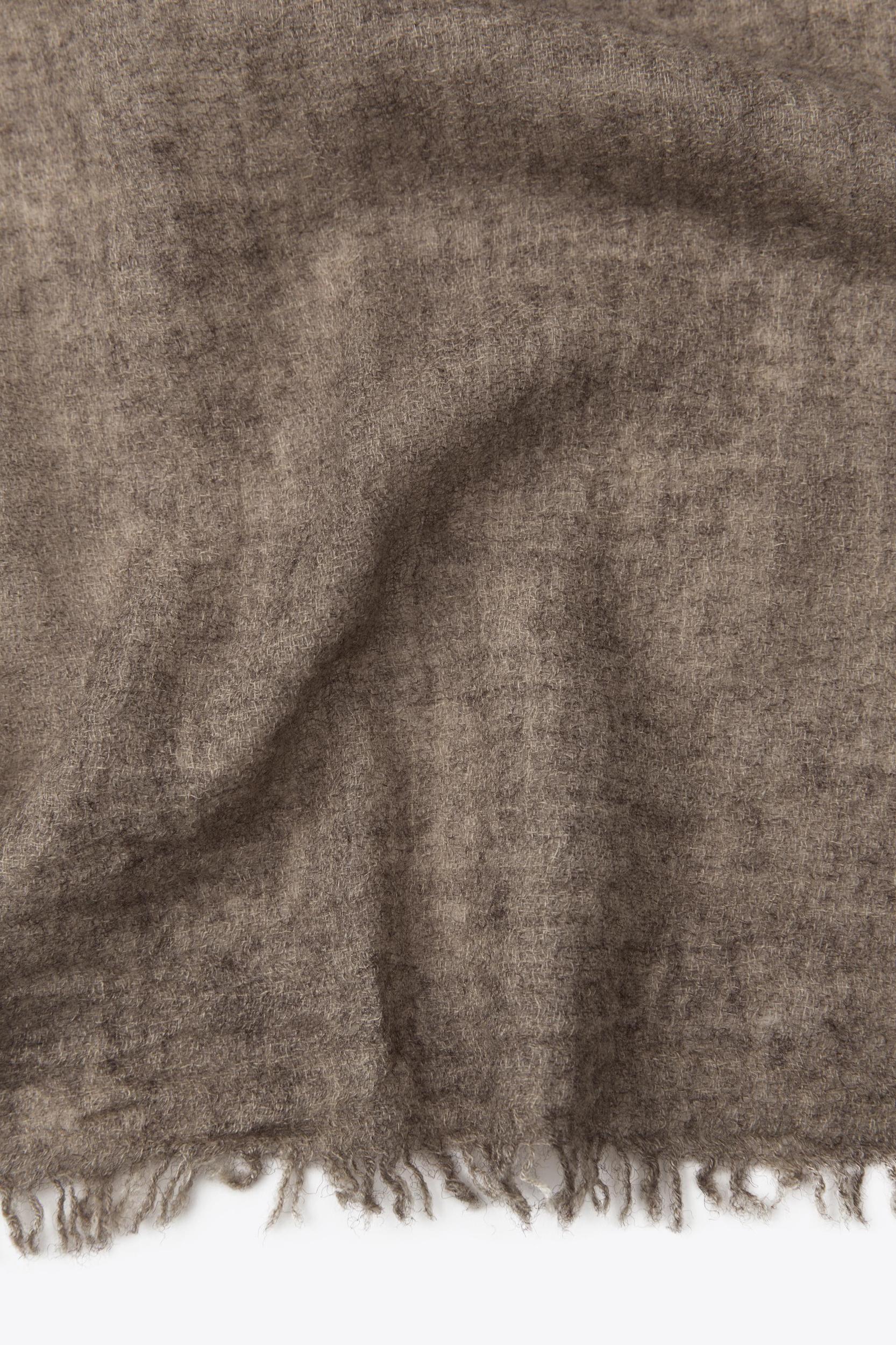 RUSTIC WOOL BLEND SCARF Product Image