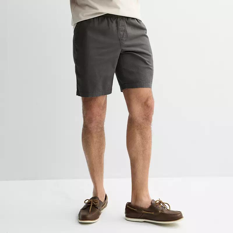 Men's Sonoma Goods For Life® 9" Everyday Pull-On Shorts, Size: Small 9 INCH, Alloy Product Image