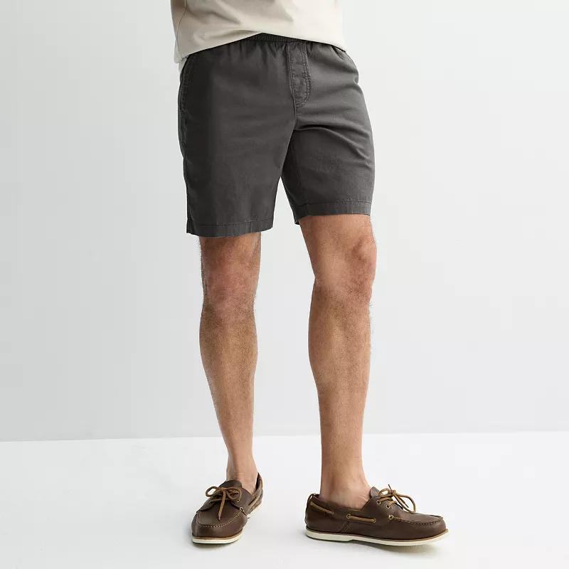 Men's Sonoma Goods For Life® 9" Everyday Pull-On Shorts, Size: Small 9 INCH, Alloy Product Image