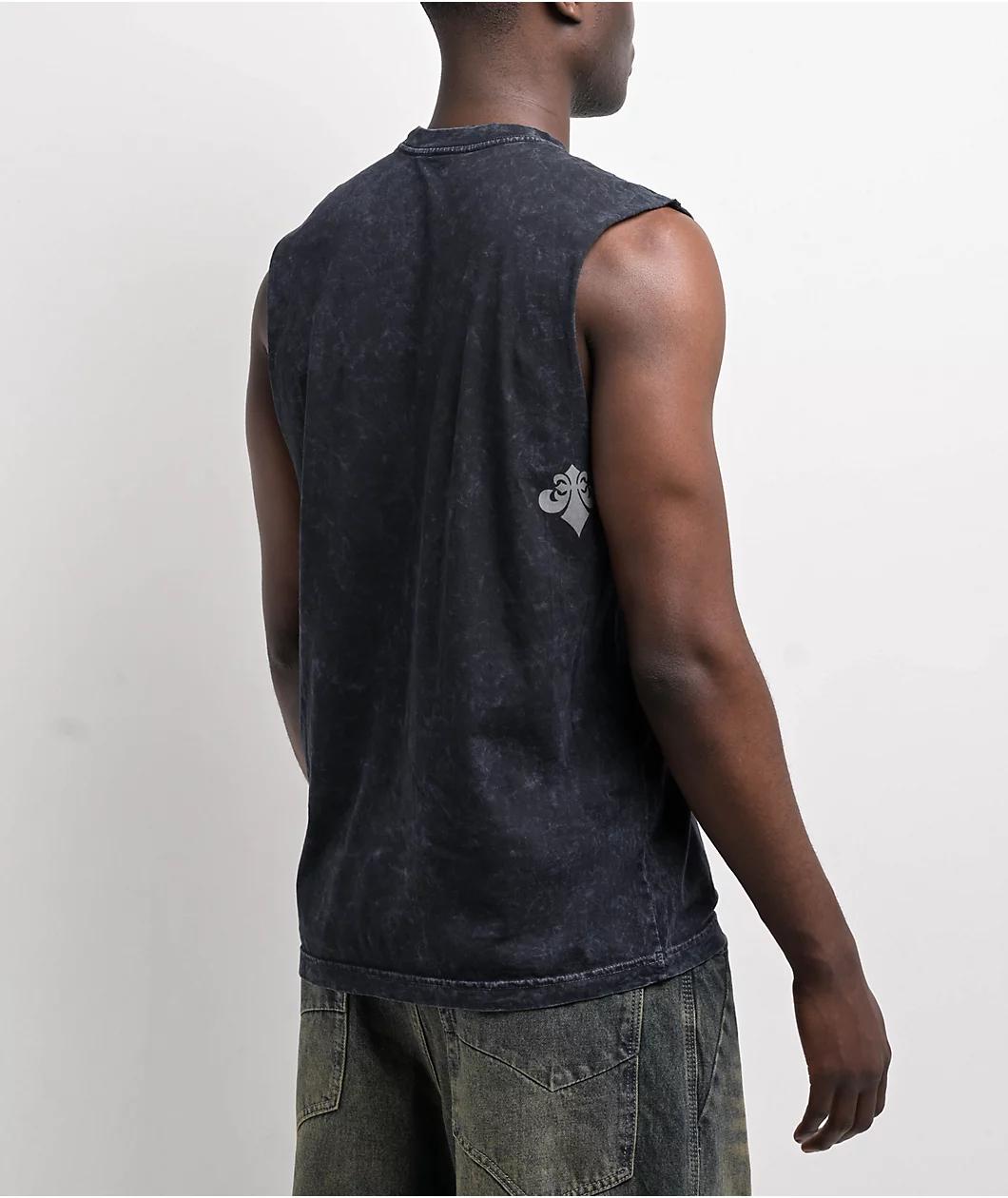 Afflicition Primal Tech Obsidian Lava Wash Tank Top Product Image