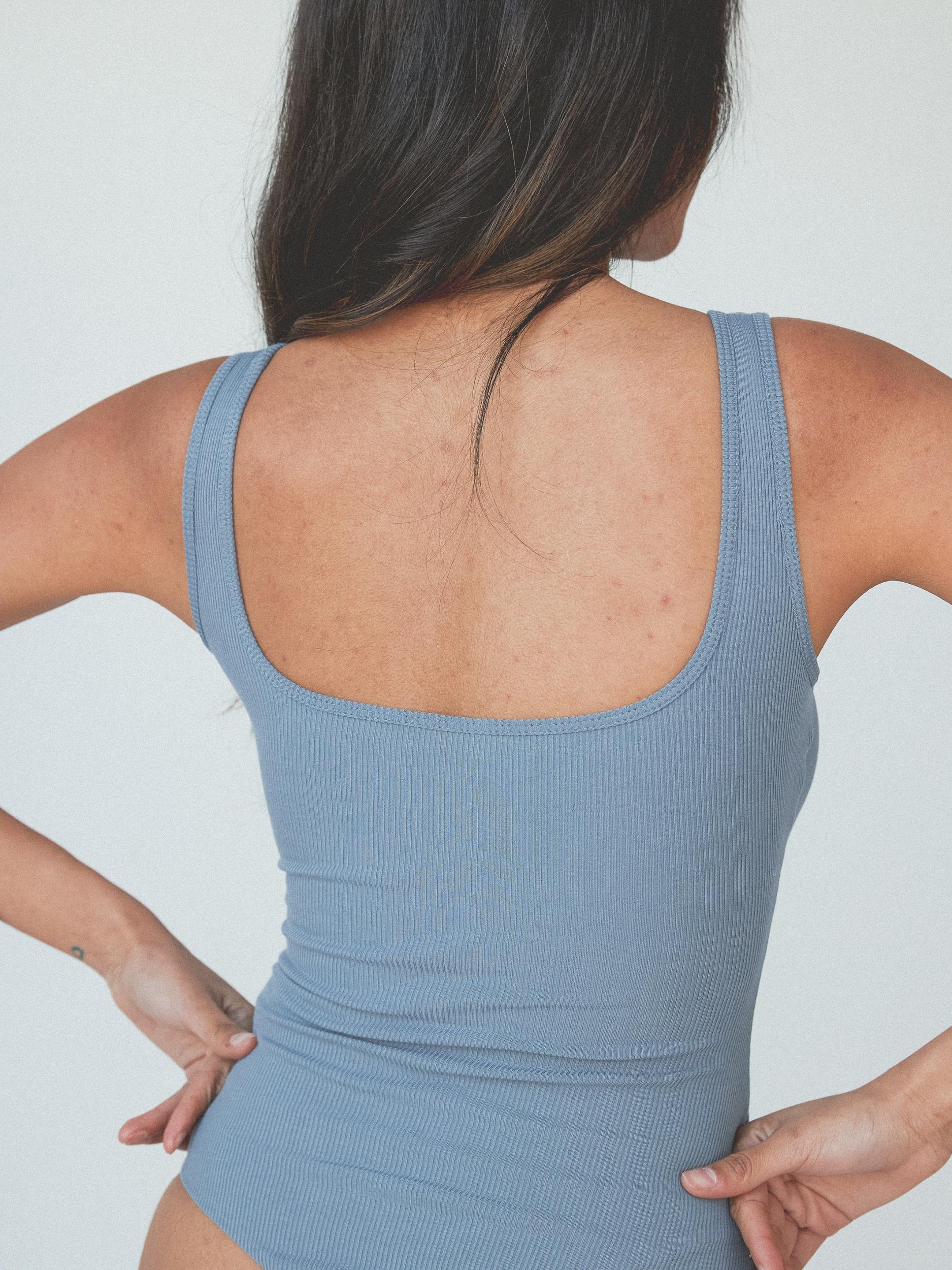 Bamboo Square Neck Tank Bramisuit Product Image