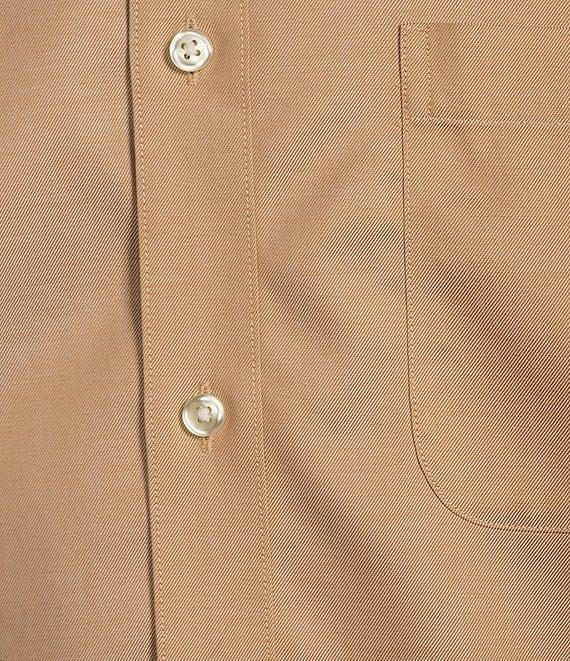 Gold Label Roundtree & Yorke Big & Tall Non-Iron Long Sleeve Solid Twill Sport Shirt Product Image