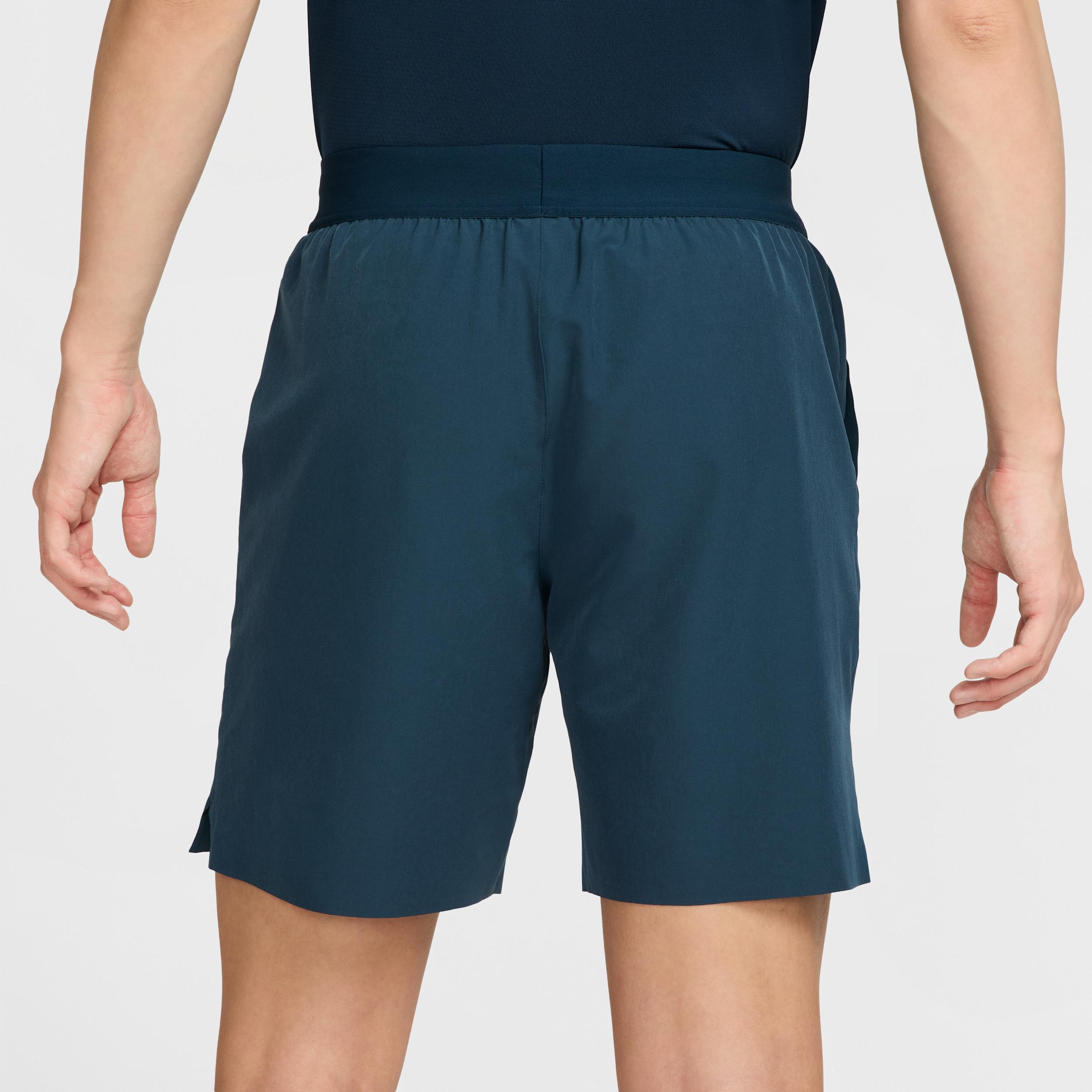 Nike Mens Court Advantage Dri-FIT 8 Tennis Shorts | FZ9322-478 Product Image