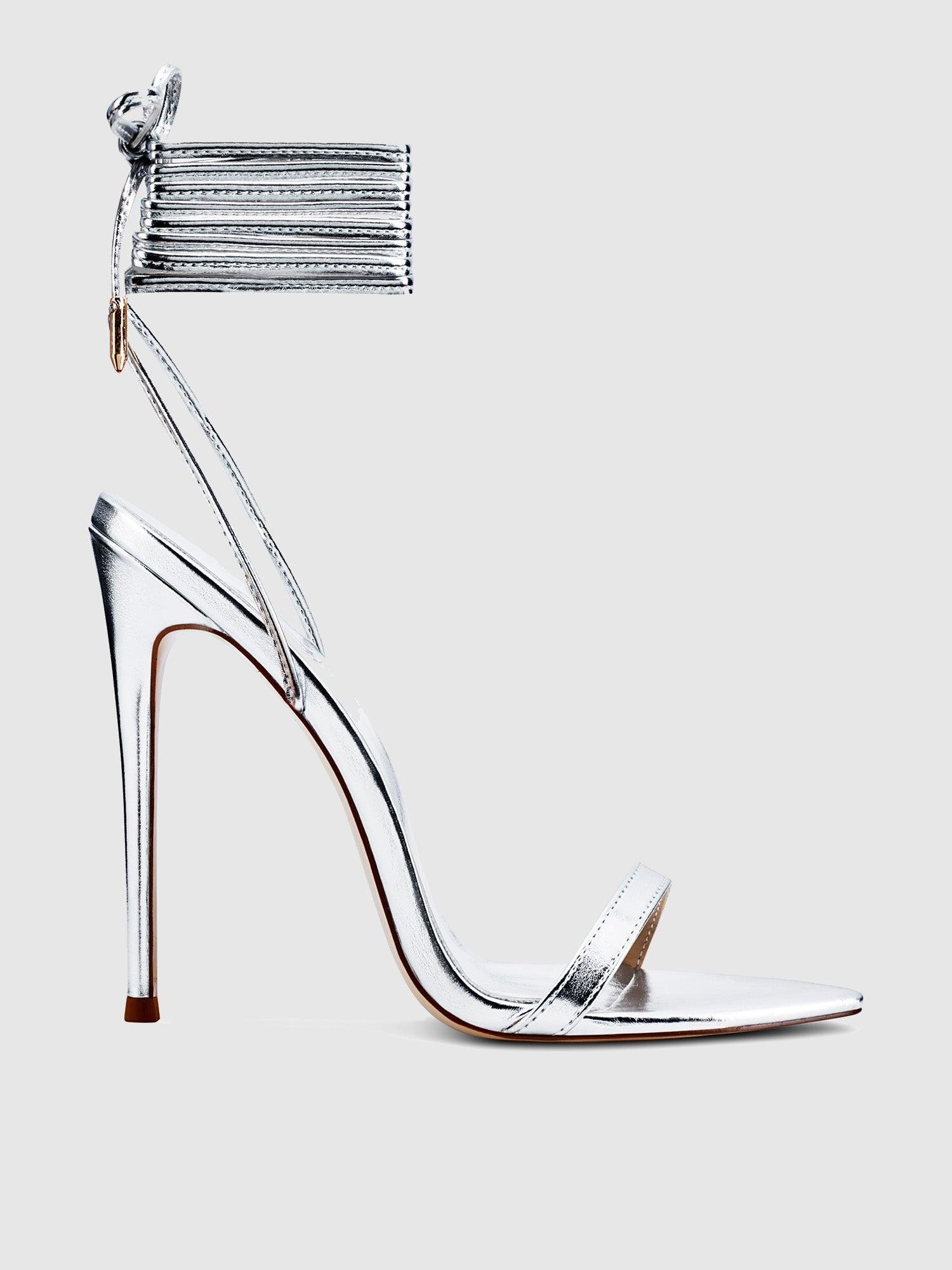 The London Lace-Up Silver Product Image