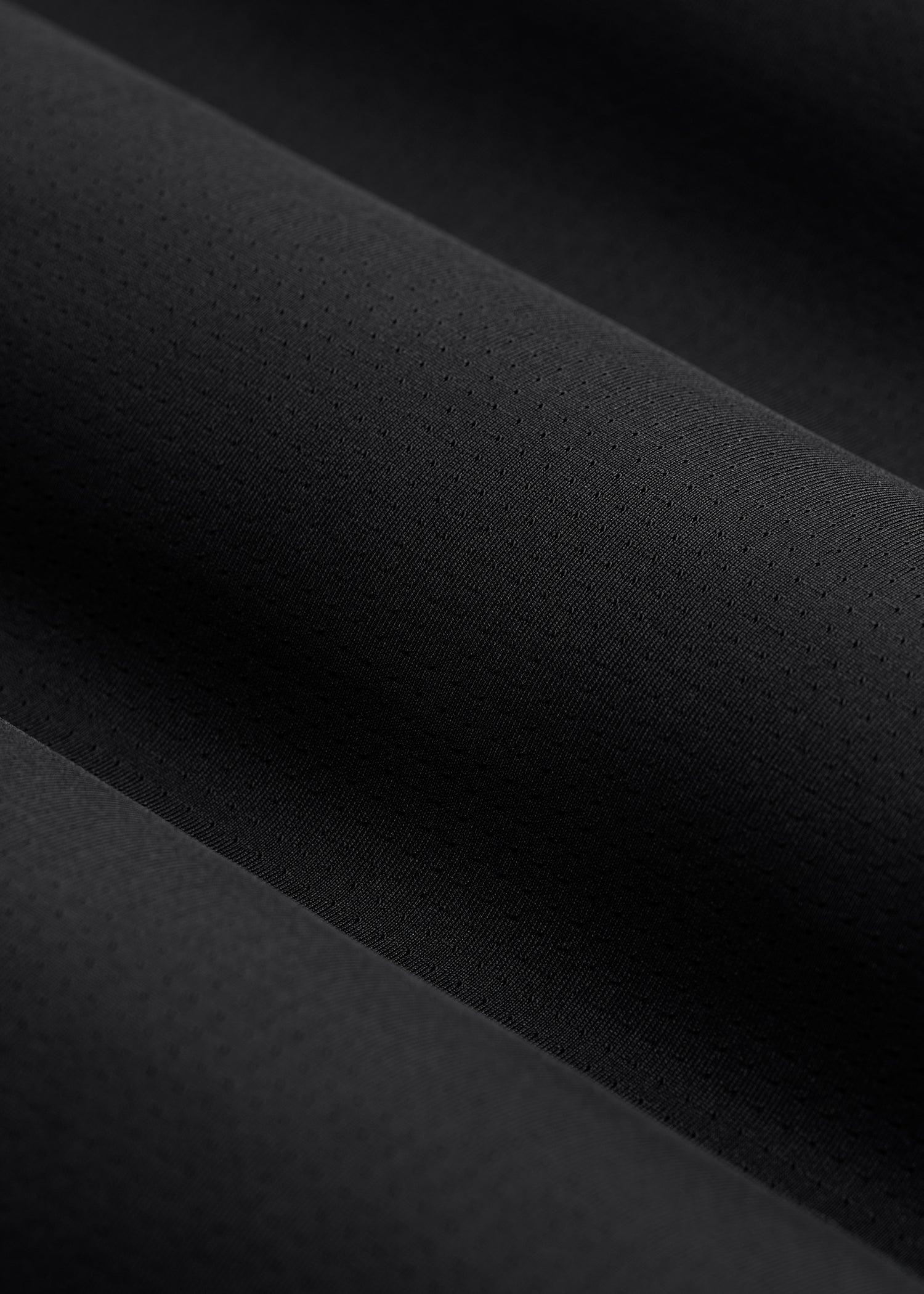 Perforated Training Singlet for Tall Men in Black Product Image