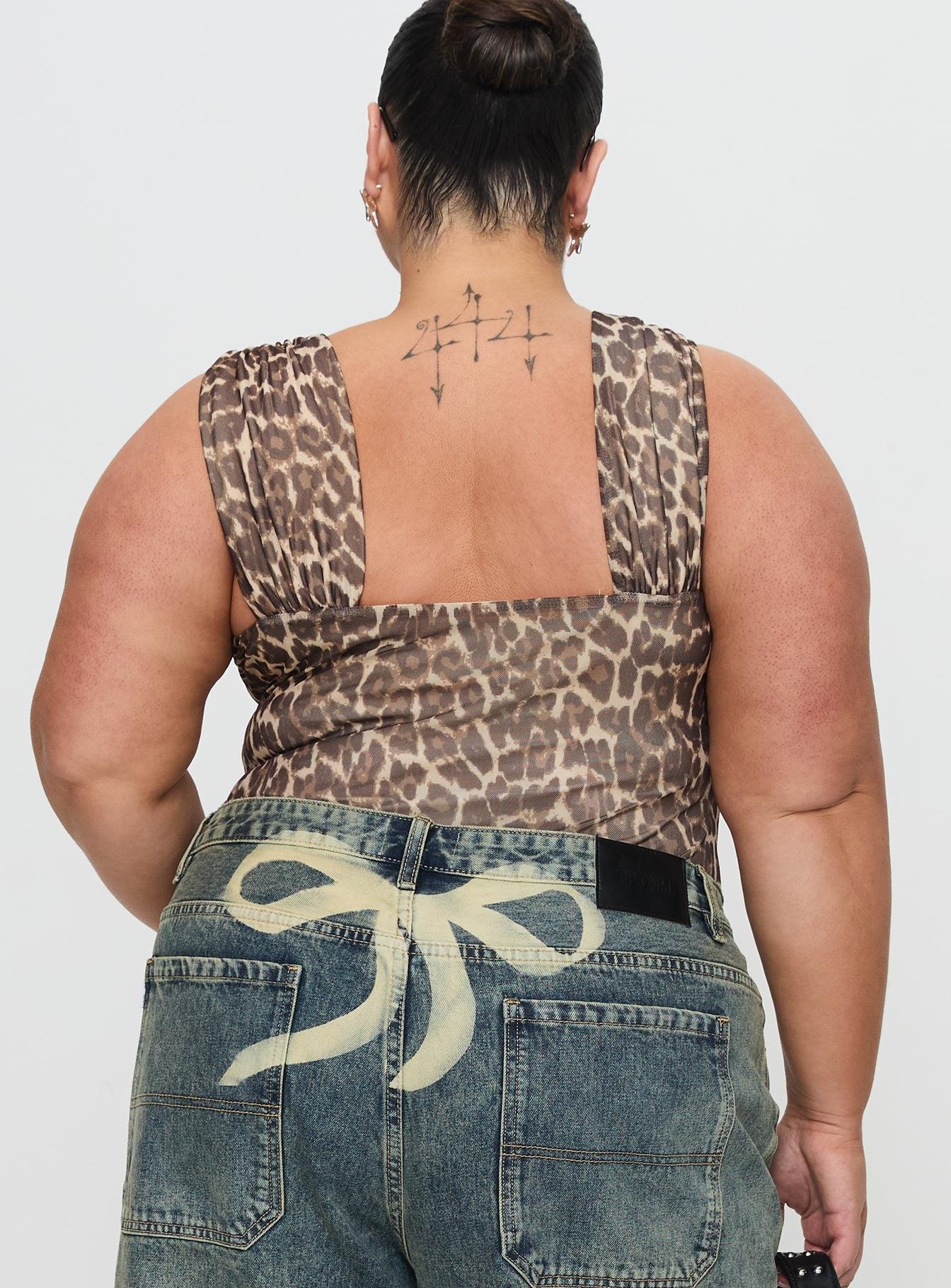 Serenata Bodysuit Leopard Product Image