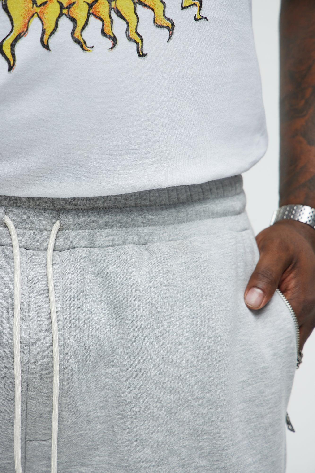 Tyson Secure Cargo Relaxed Shorts - Heather Grey Male Product Image