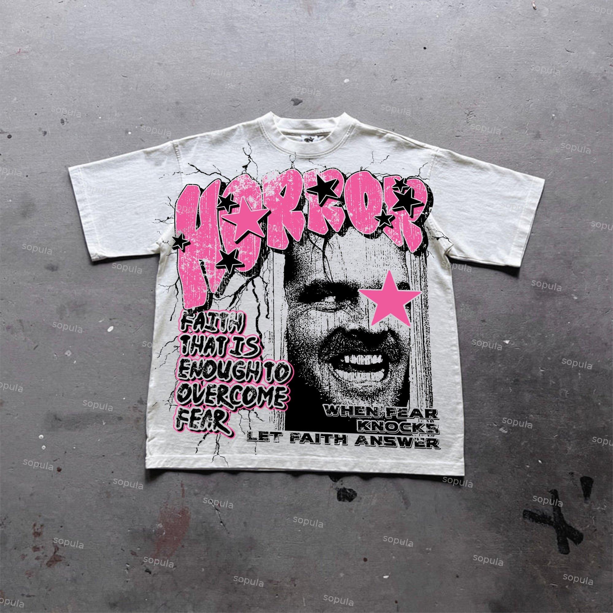 Shining - Faith Over Fear Graphics Cotton T-Shirt Product Image