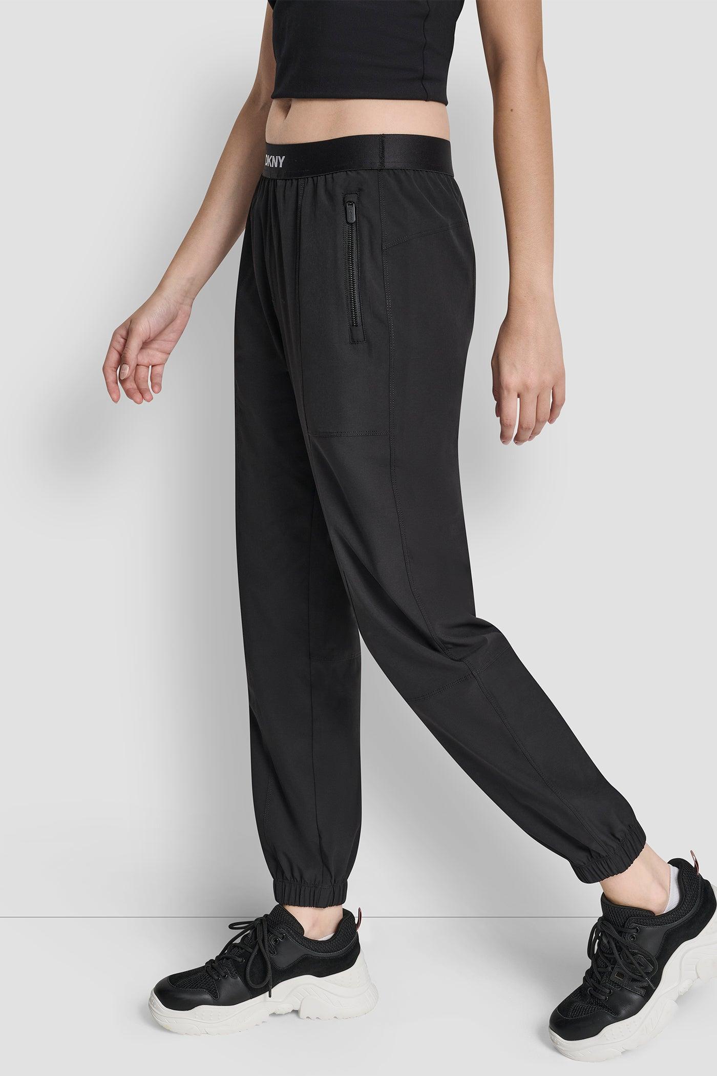 EXTRA HIGH-RISE LOGO-WAIST WIDE-LEG JOGGER Product Image