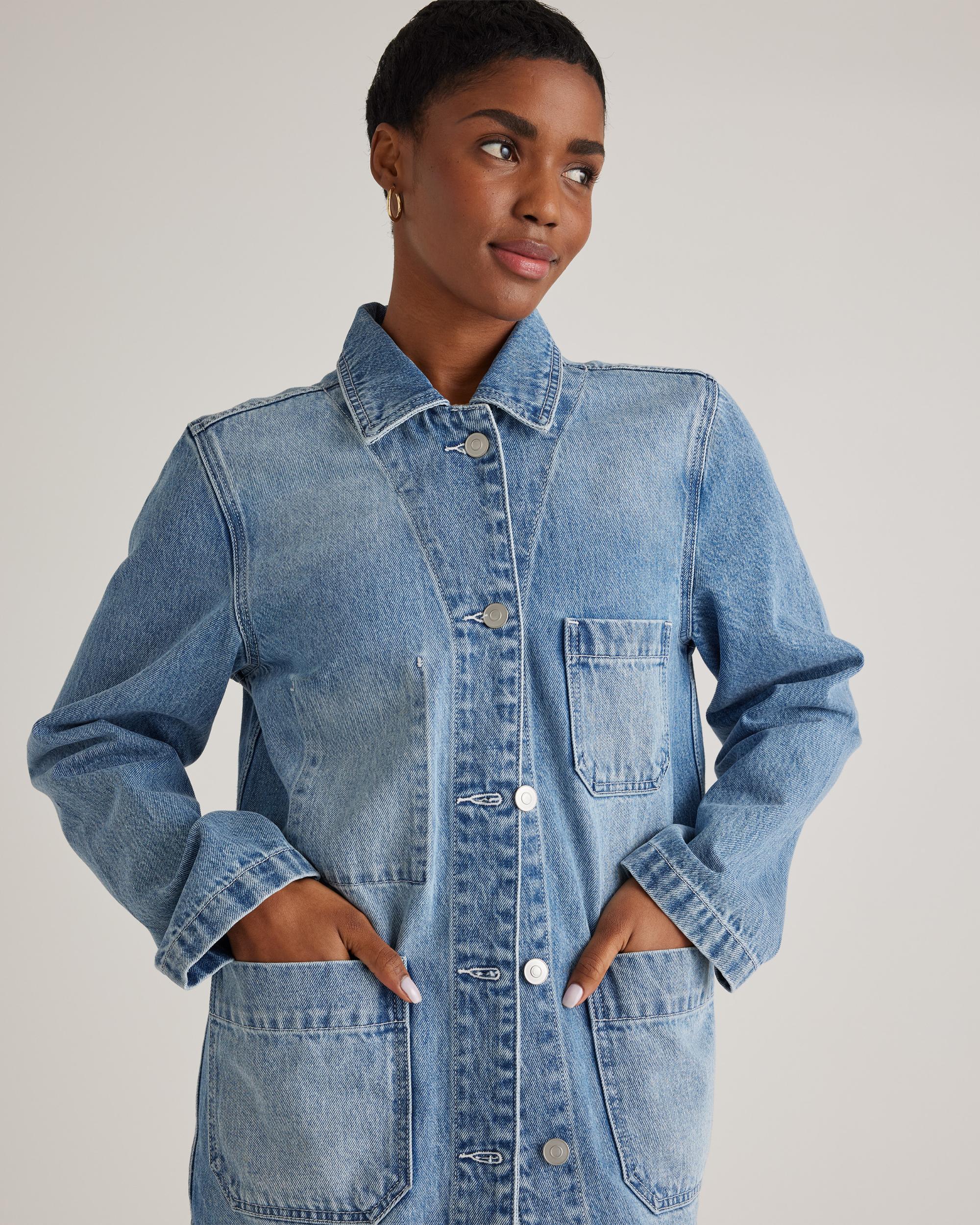 Quince | Women's Denim Chore Jacket Organic Cotton Product Image