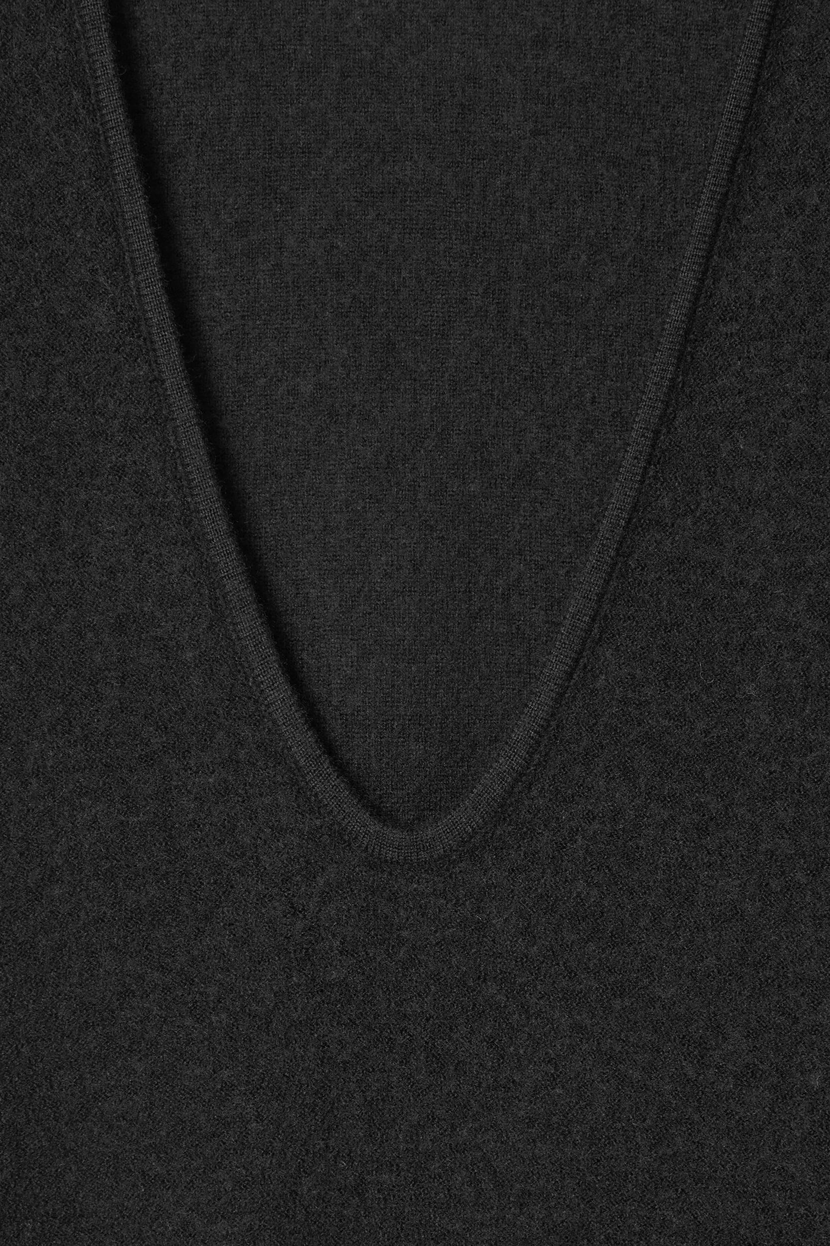 BOILED-WOOL MIDI DRESS Product Image