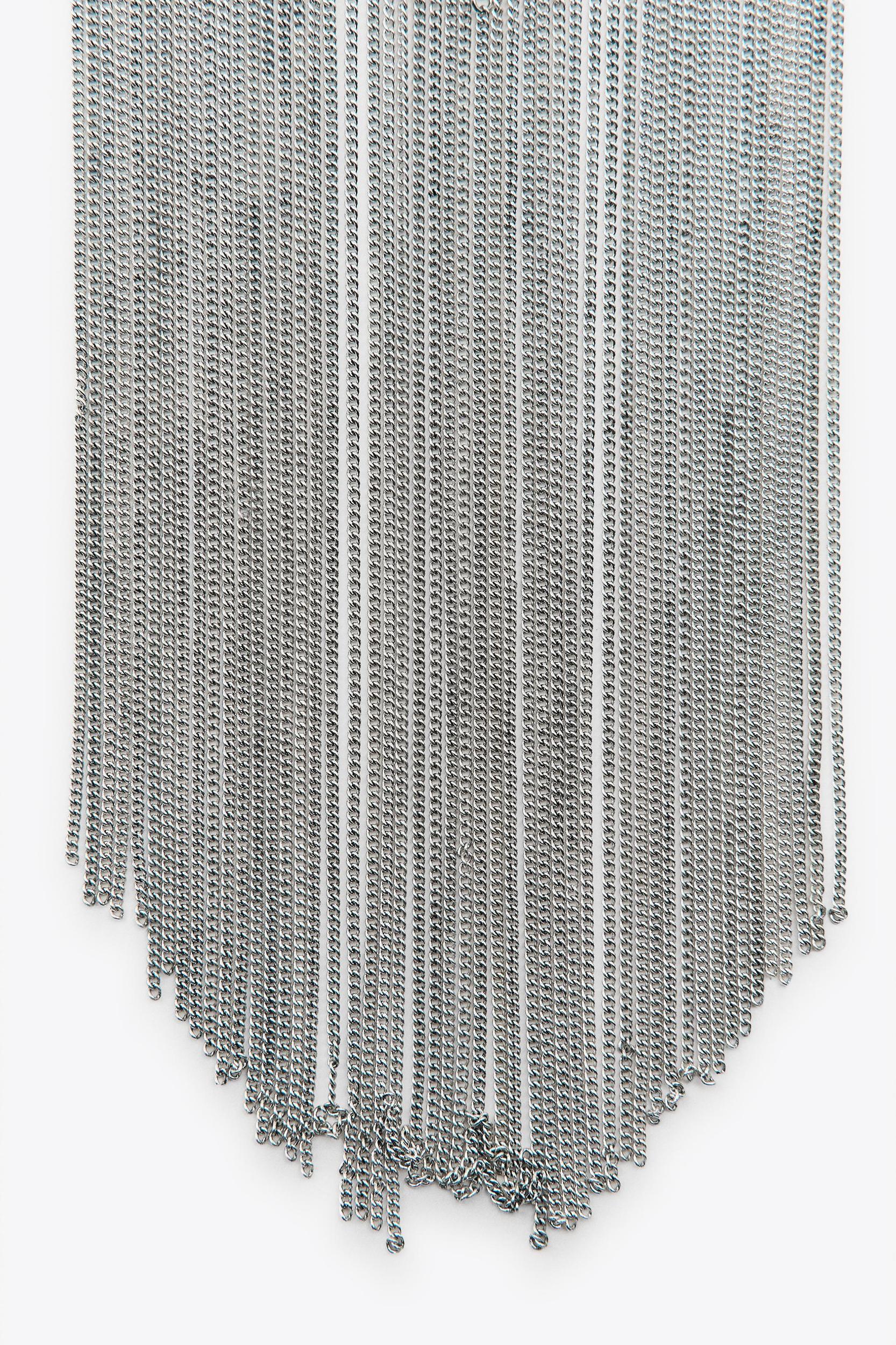 MULTI-CHAIN WATERFALL NECKLACE Product Image