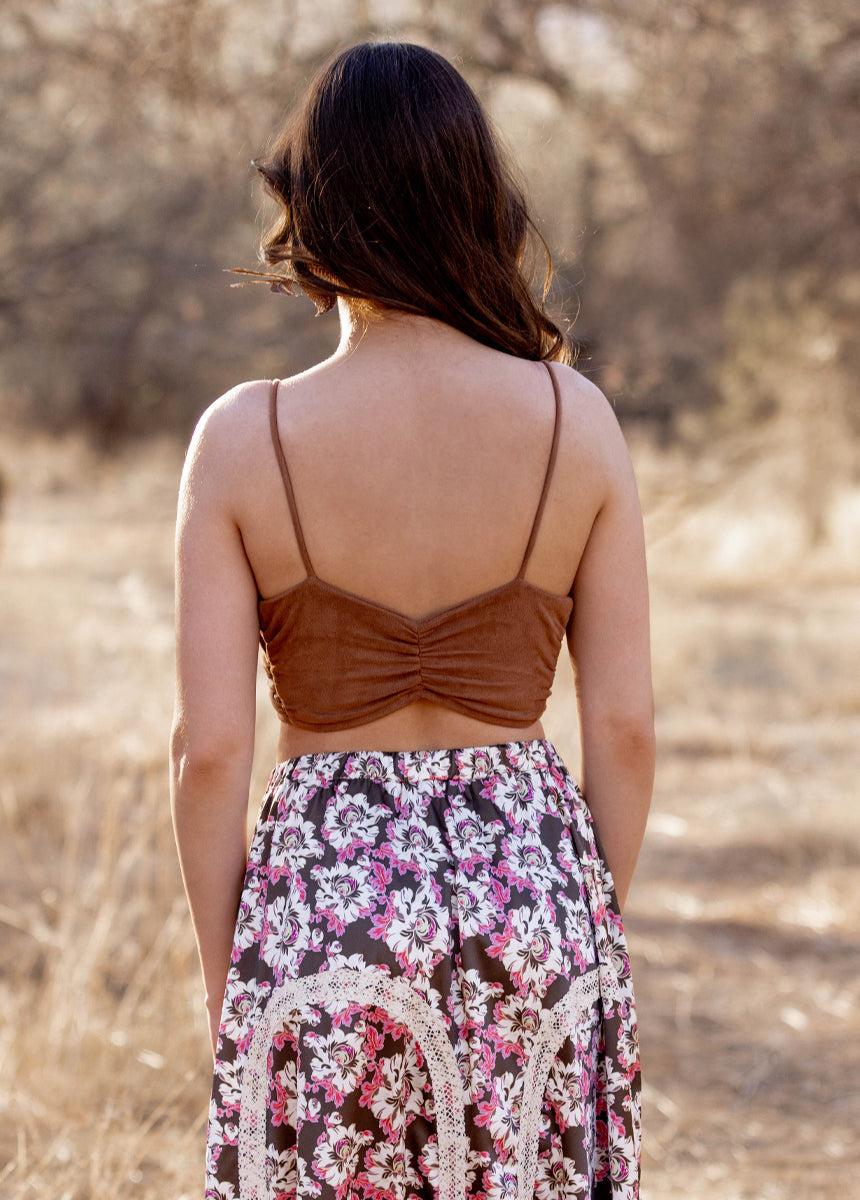 Meyla Bralette in Nutmeg Female Product Image